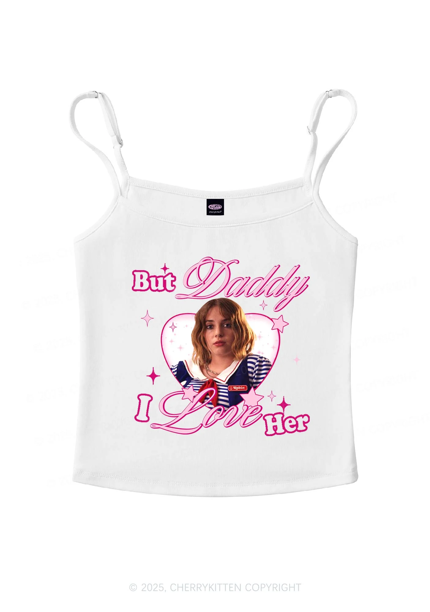 Daddy I Love RB Pride Y2K Spaghetti Strap Cami Cherrykitten - Image 4