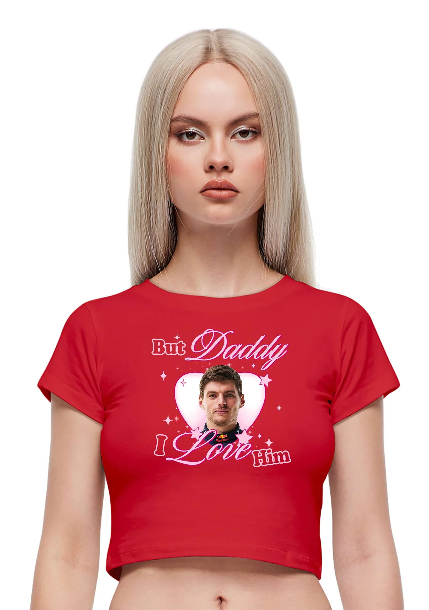 Daddy I Love The Driver Y2K Baby Tee Cherrykitten - Image 2