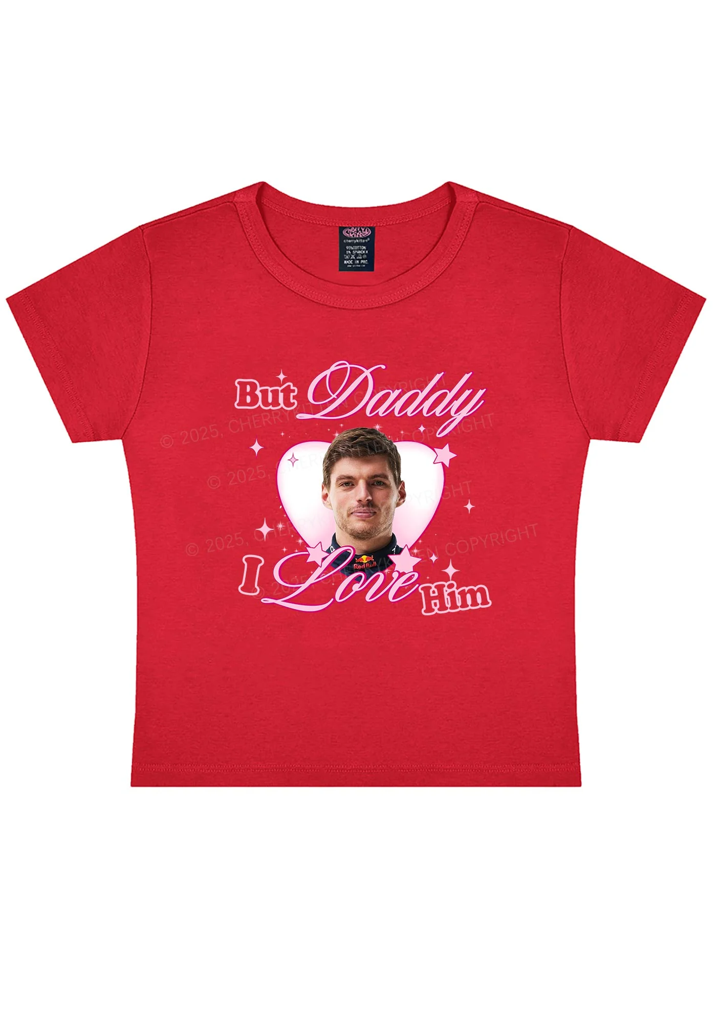 Daddy I Love The Driver Y2K Baby Tee Cherrykitten - Image 7