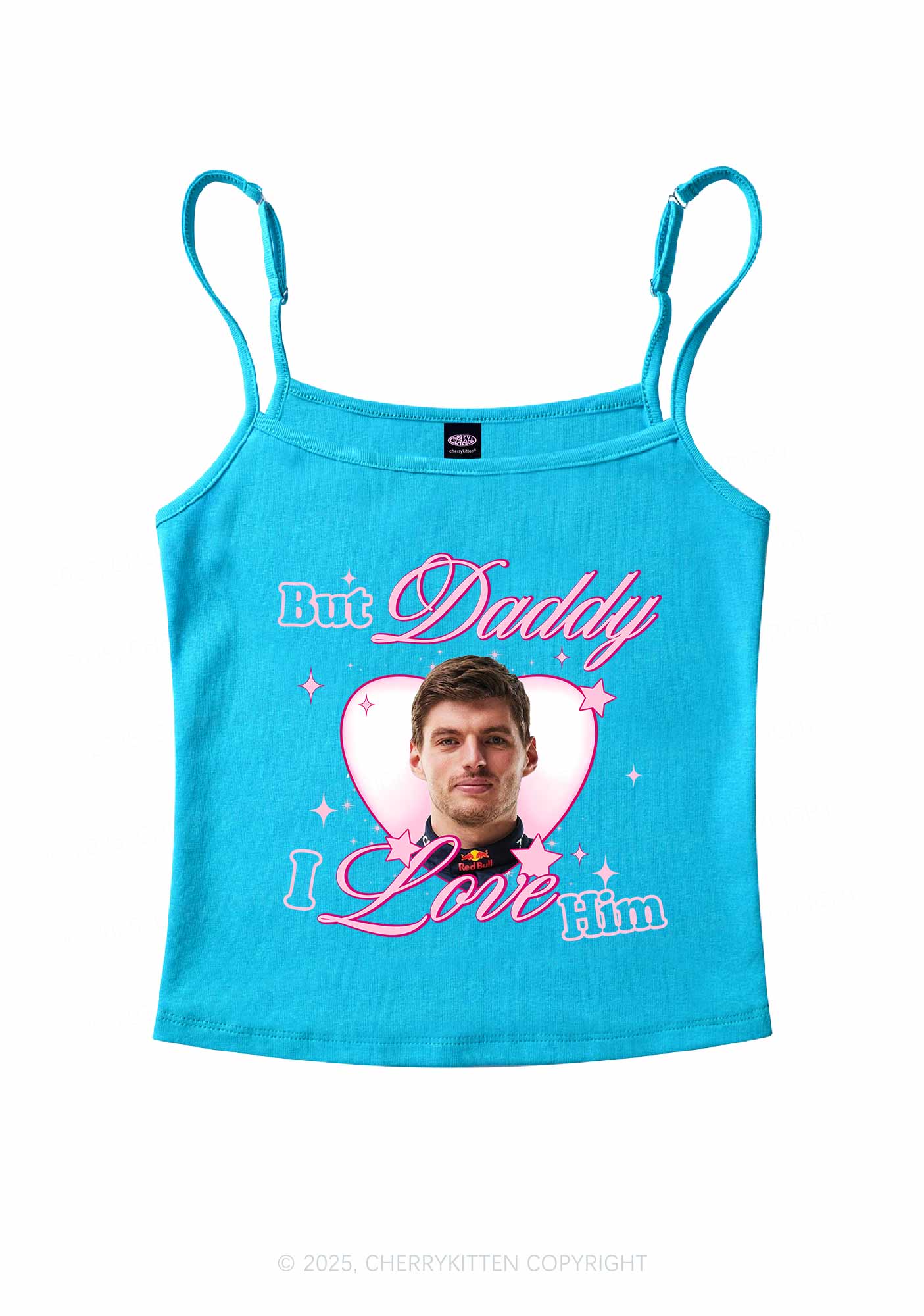 Daddy I Love The Driver Y2K Spaghetti Strap Cami Cherrykitten - Image 6