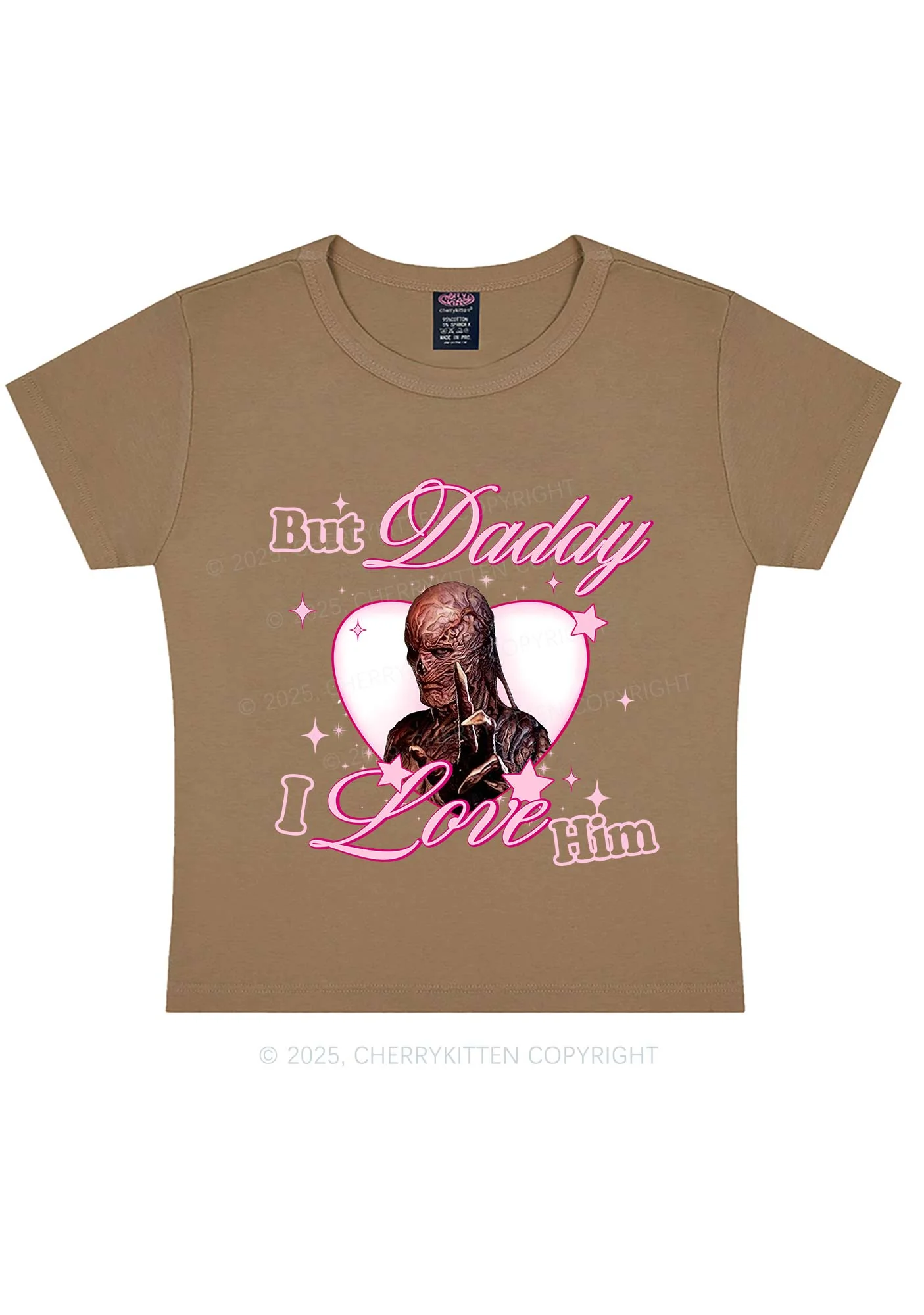 Daddy I Love VN Y2K Baby Tee Cherrykitten - Image 10