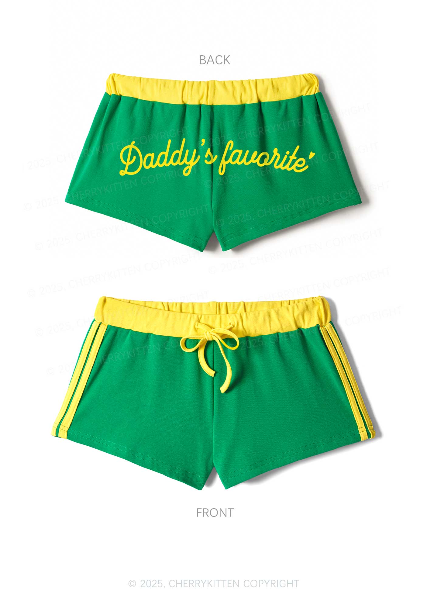Daddys Favorite Y2K Drawstring Mini Shorts Cherrykitten - Image 6