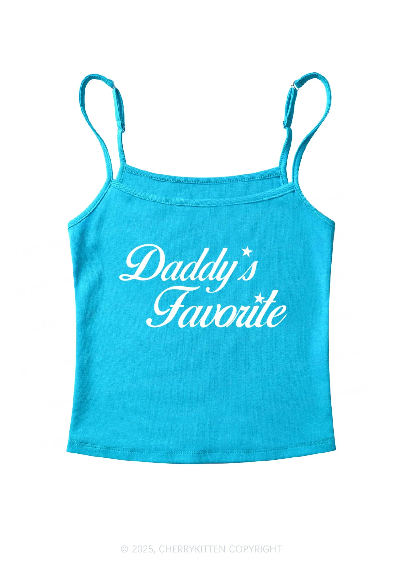 Daddys Favorite Y2K Spaghetti Strap Cami Cherrykitten - Image 7
