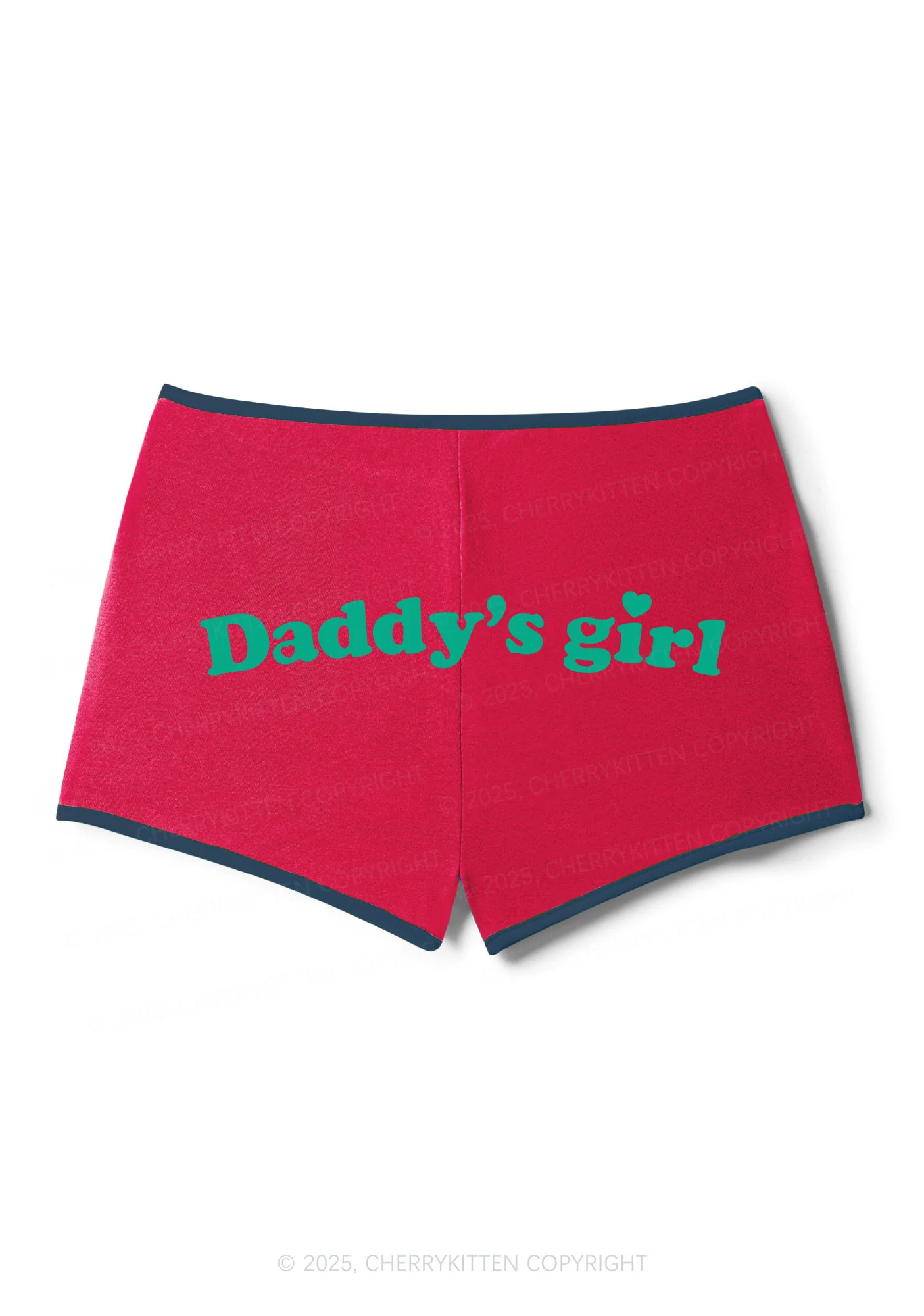Daddys Girl Y2K Contrast Mini Shorts Cherrykitten - Image 5