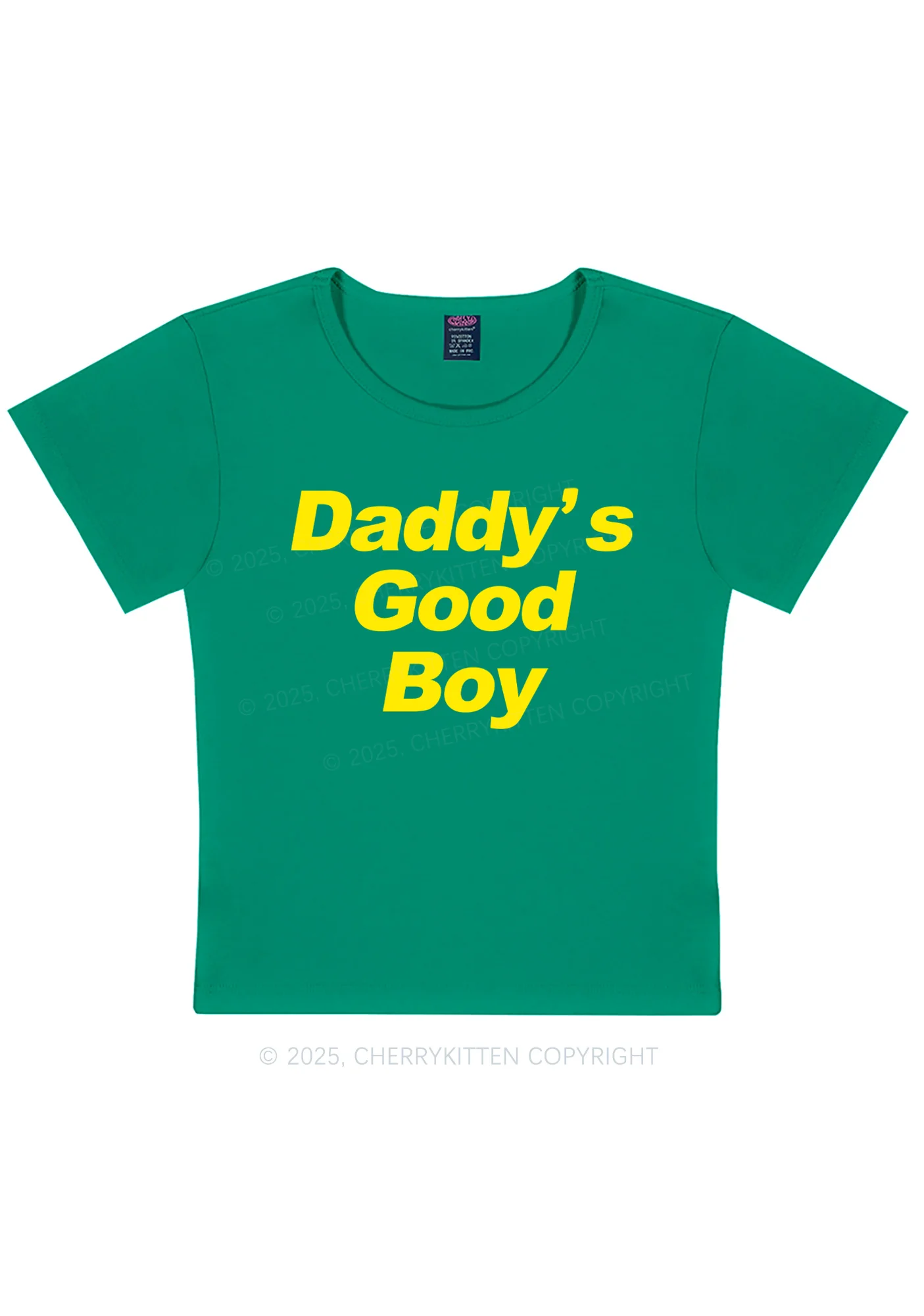 Daddys Good Boy Y2K Baby Tee Cherrykitten - Image 12