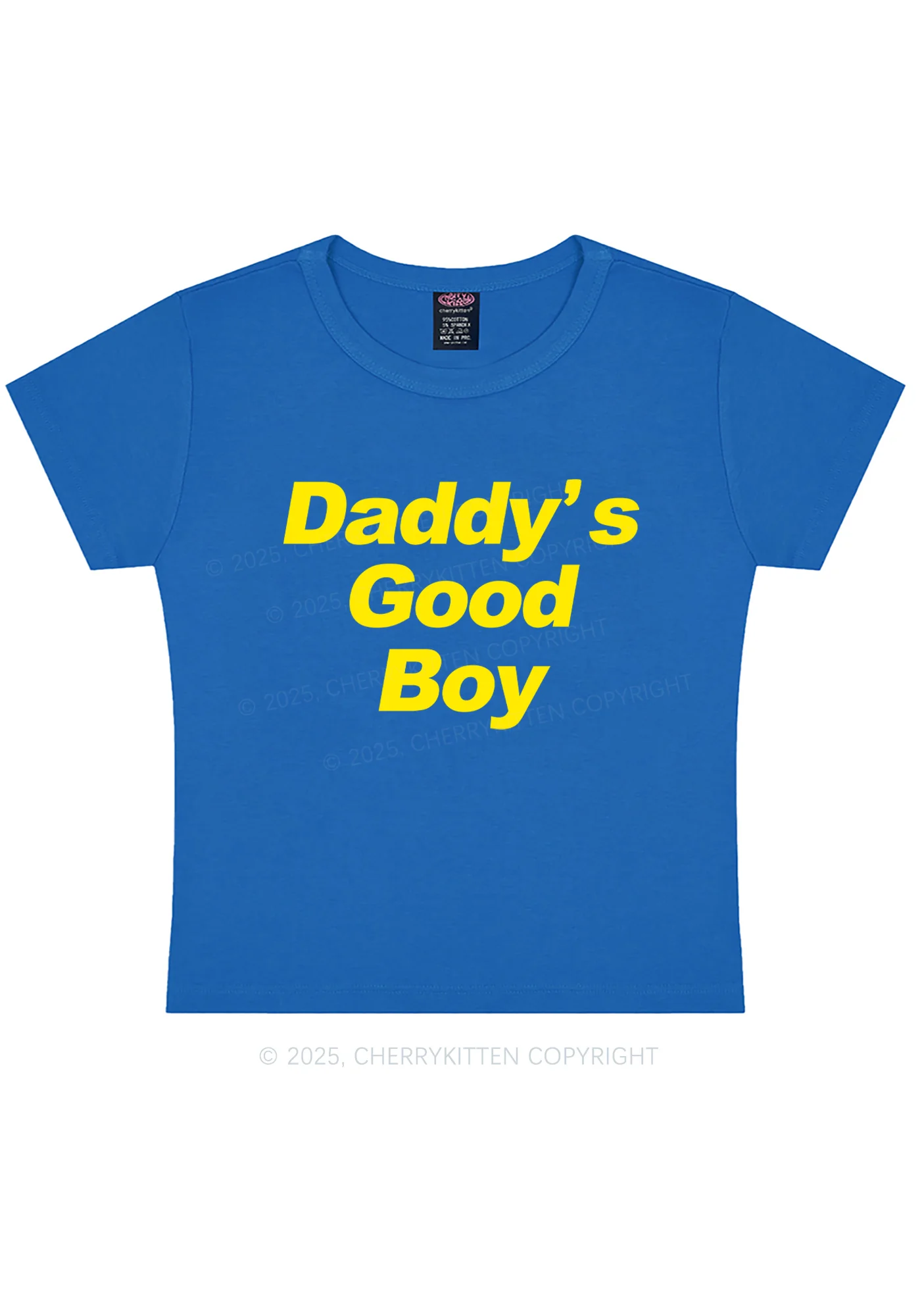 Daddys Good Boy Y2K Baby Tee Cherrykitten - Image 8