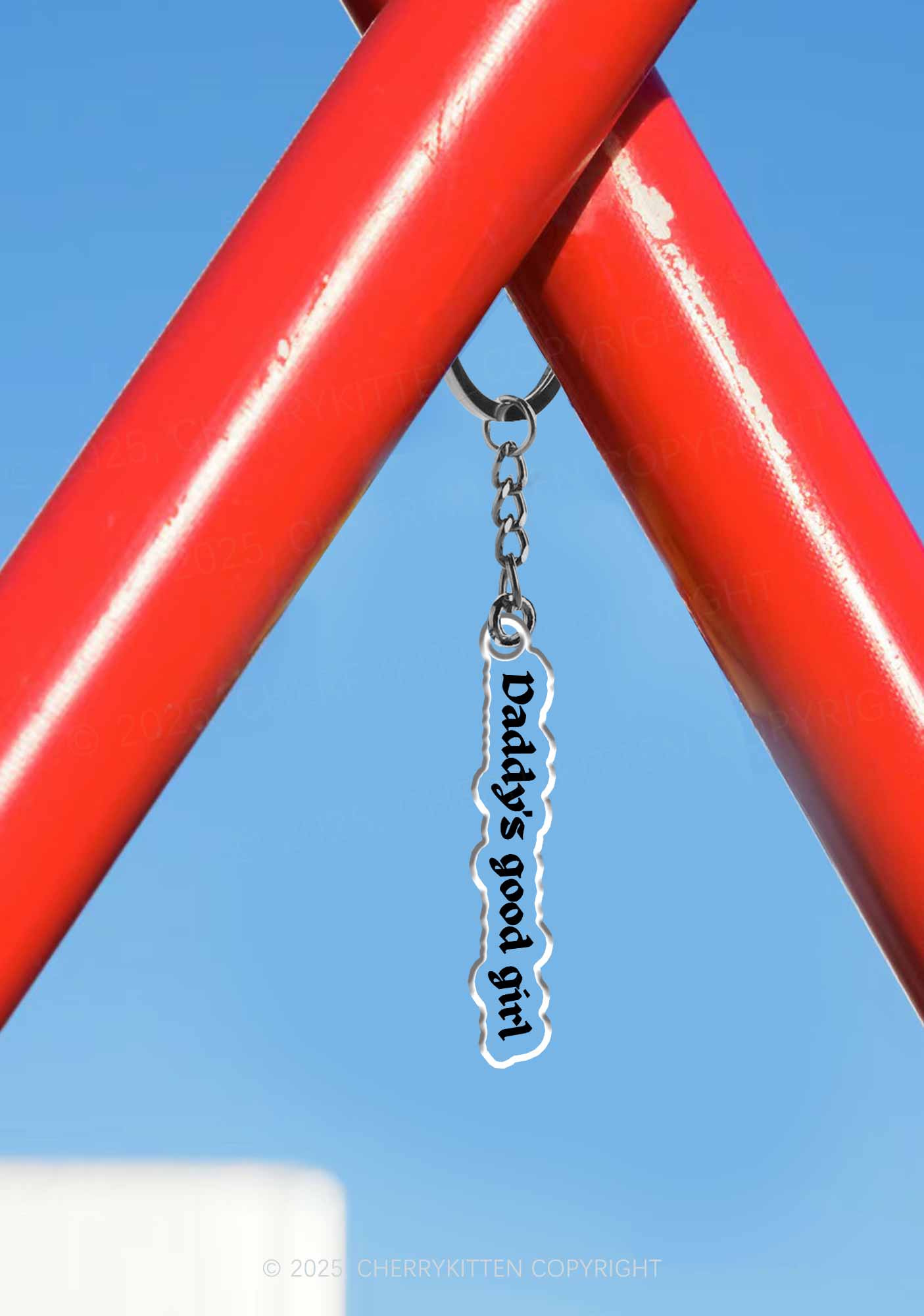 Daddys Good Girl 1Pc Y2K Keychain Cherrykitten - Image 3