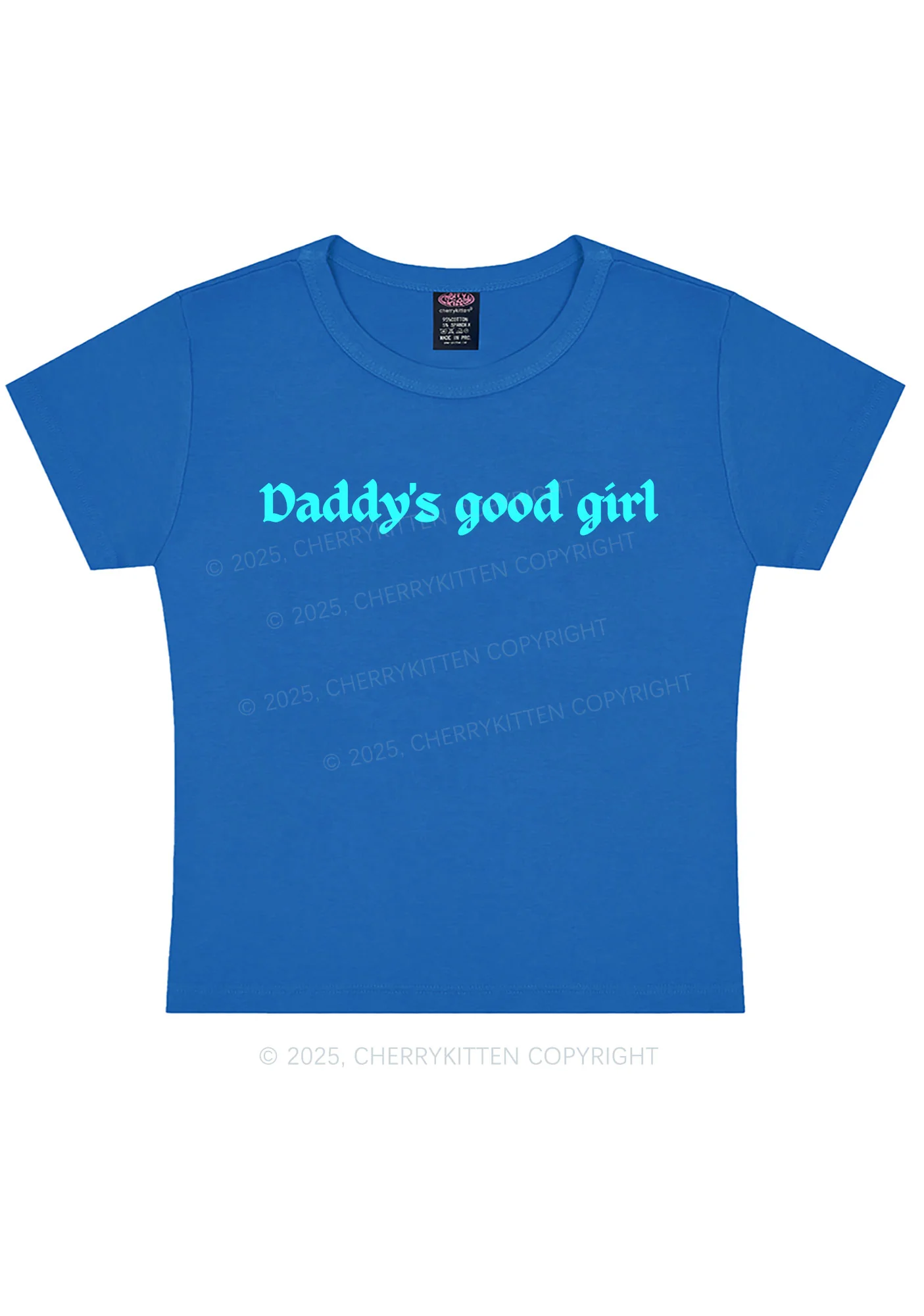 Daddys Good Girl Y2K Baby Tee Cherrykitten - Image 11