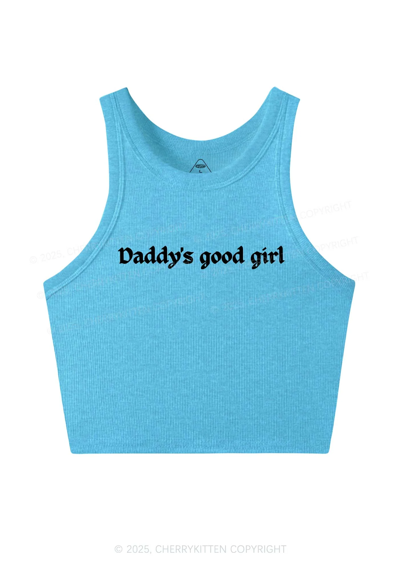 Daddys Good Girl Y2K Crop Tank Top Cherrykitten - Image 5