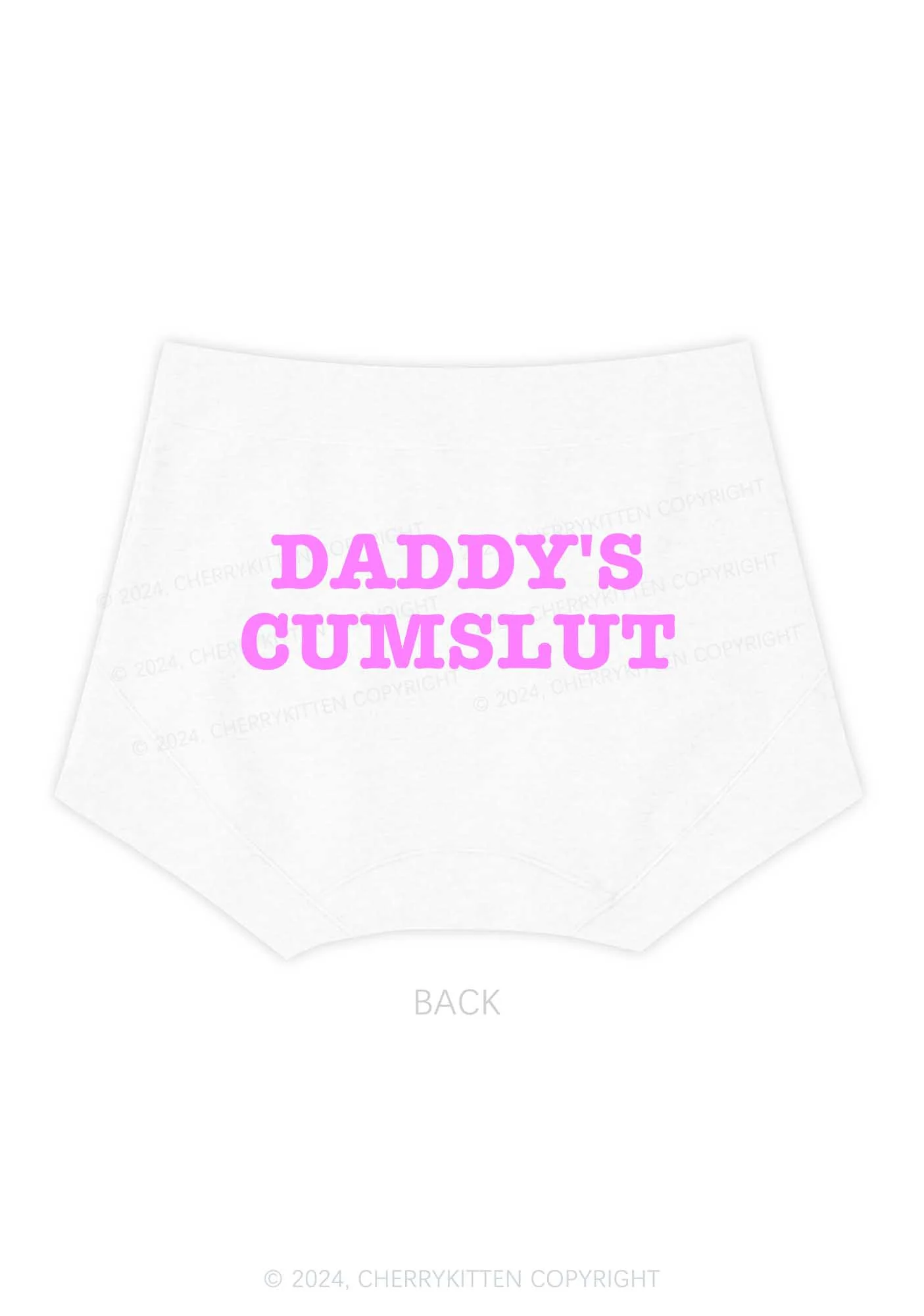 Daddy's Slxt Y2K Mid Rise Waist Boyshort Cherrykitten - Image 5