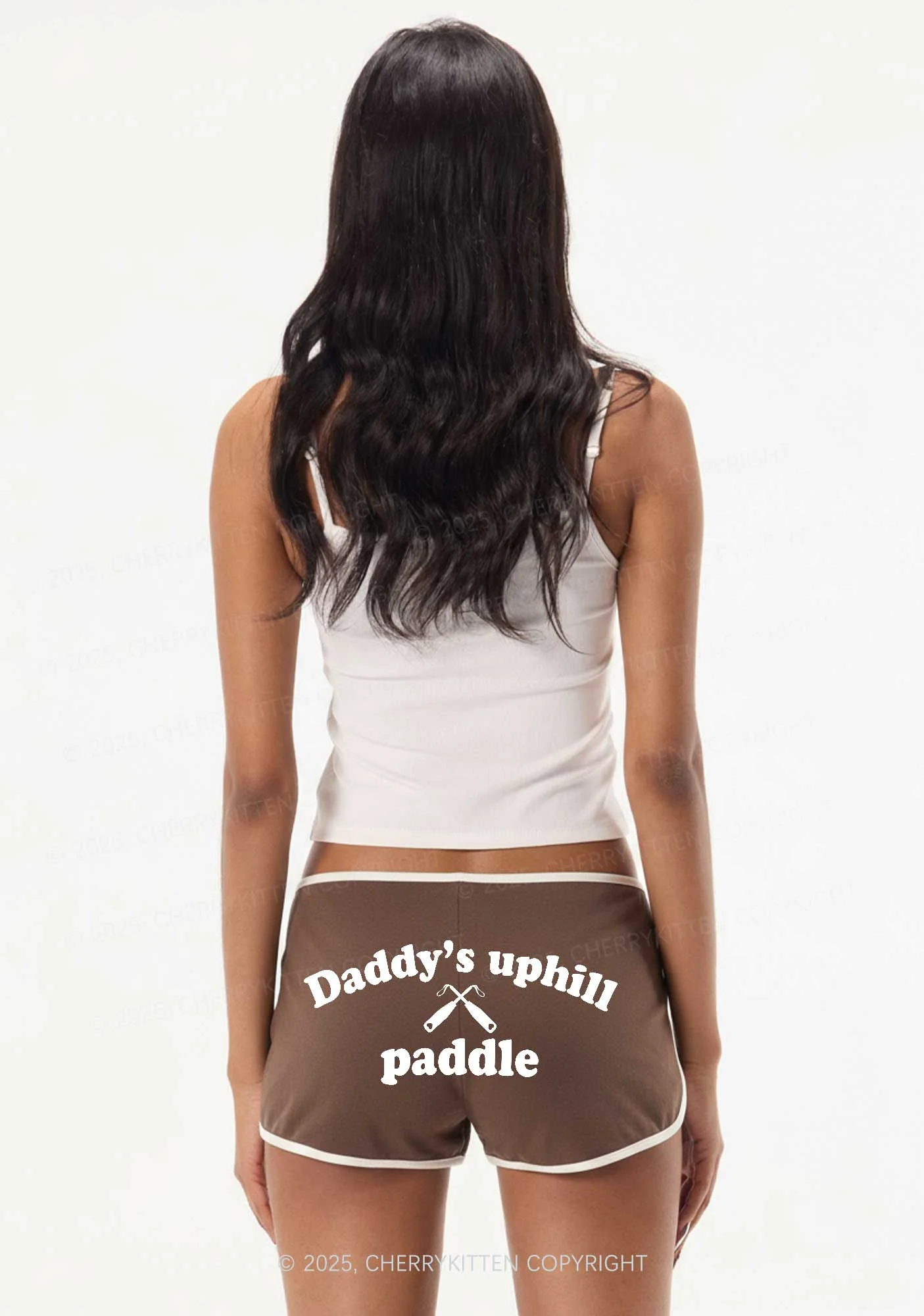Daddys Uphill Paddle Y2K Booty Shorts Cherrykitten - Image 2