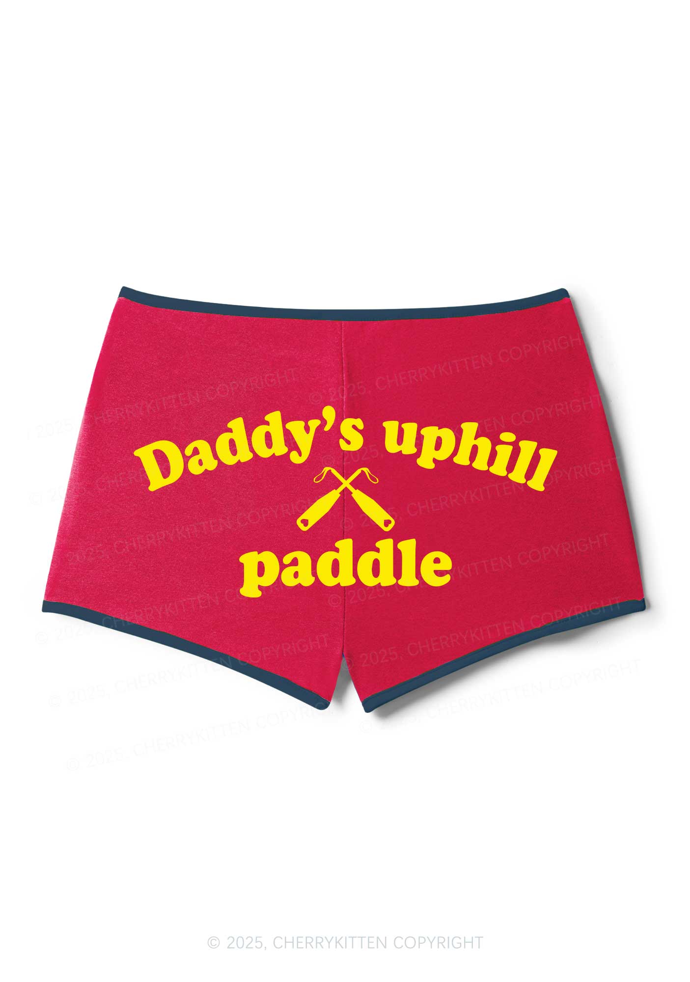 Daddys Uphill Paddle Y2K Booty Shorts Cherrykitten - Image 3