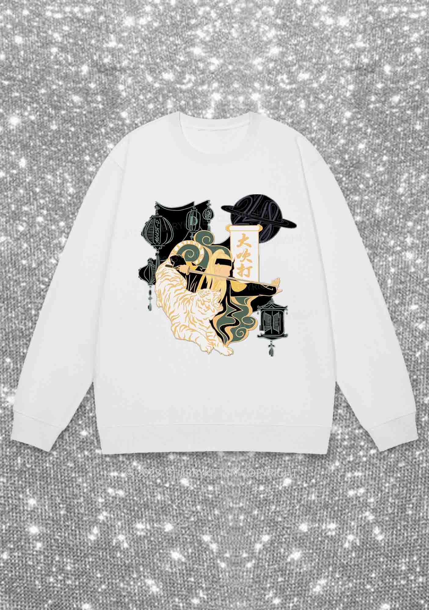 Daechwita Kpop Y2K Sweatshirt Cherrykitten - Image 3