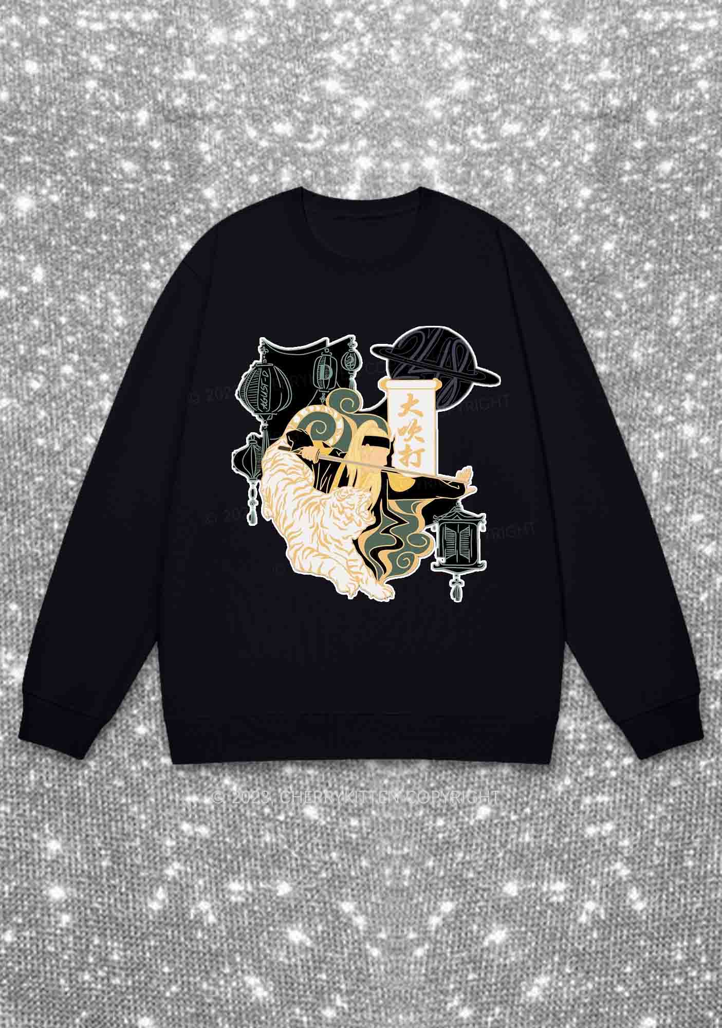 Daechwita Kpop Y2K Sweatshirt Cherrykitten - Image 4