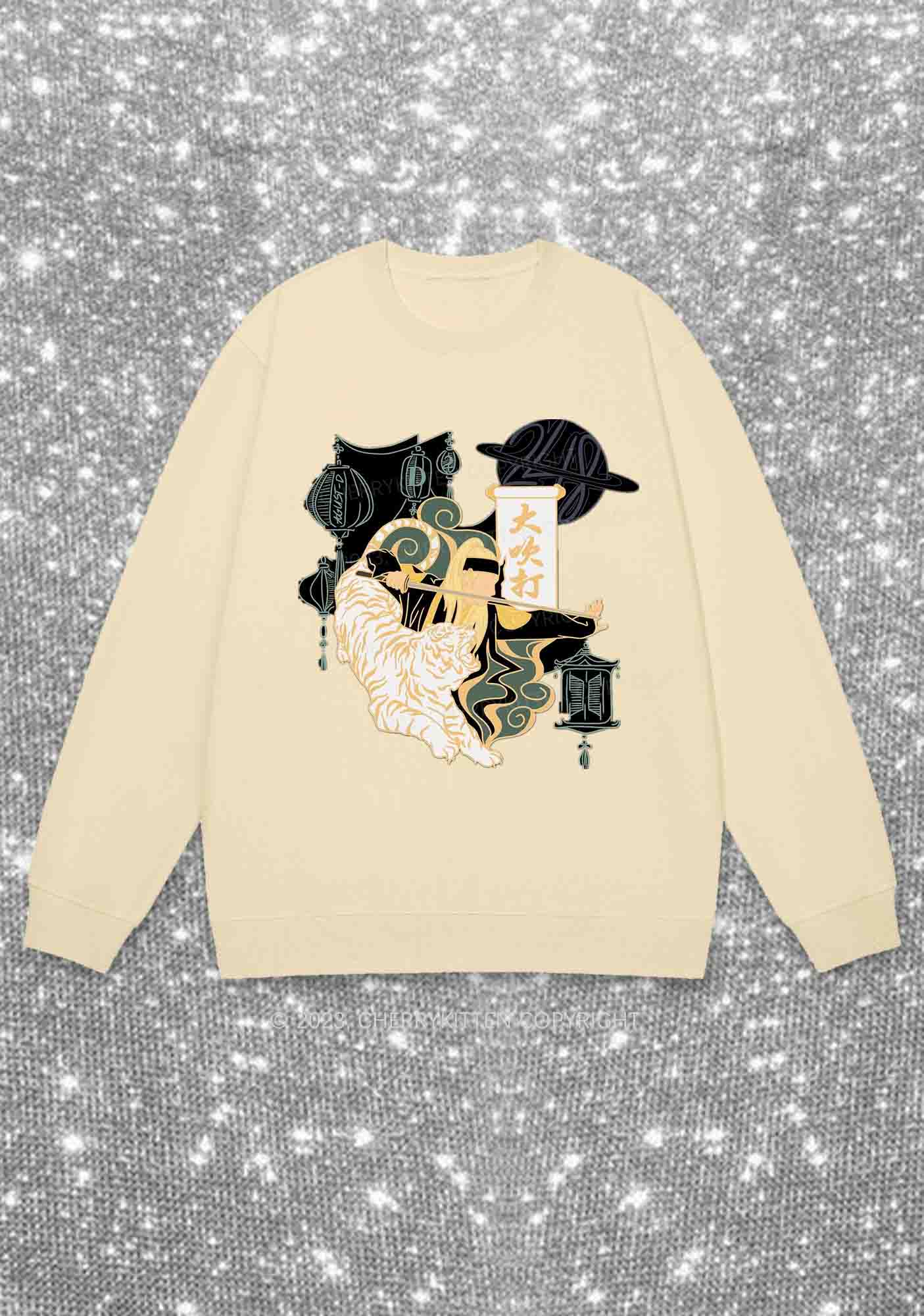 Daechwita Kpop Y2K Sweatshirt Cherrykitten - Image 5