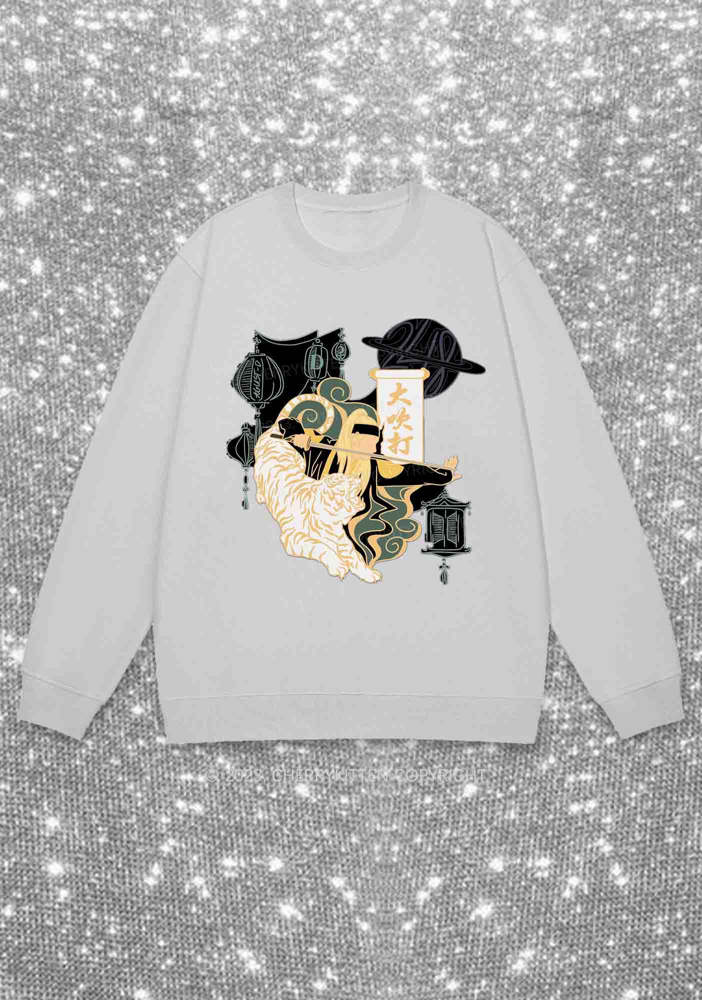 Daechwita Kpop Y2K Sweatshirt Cherrykitten - Image 6