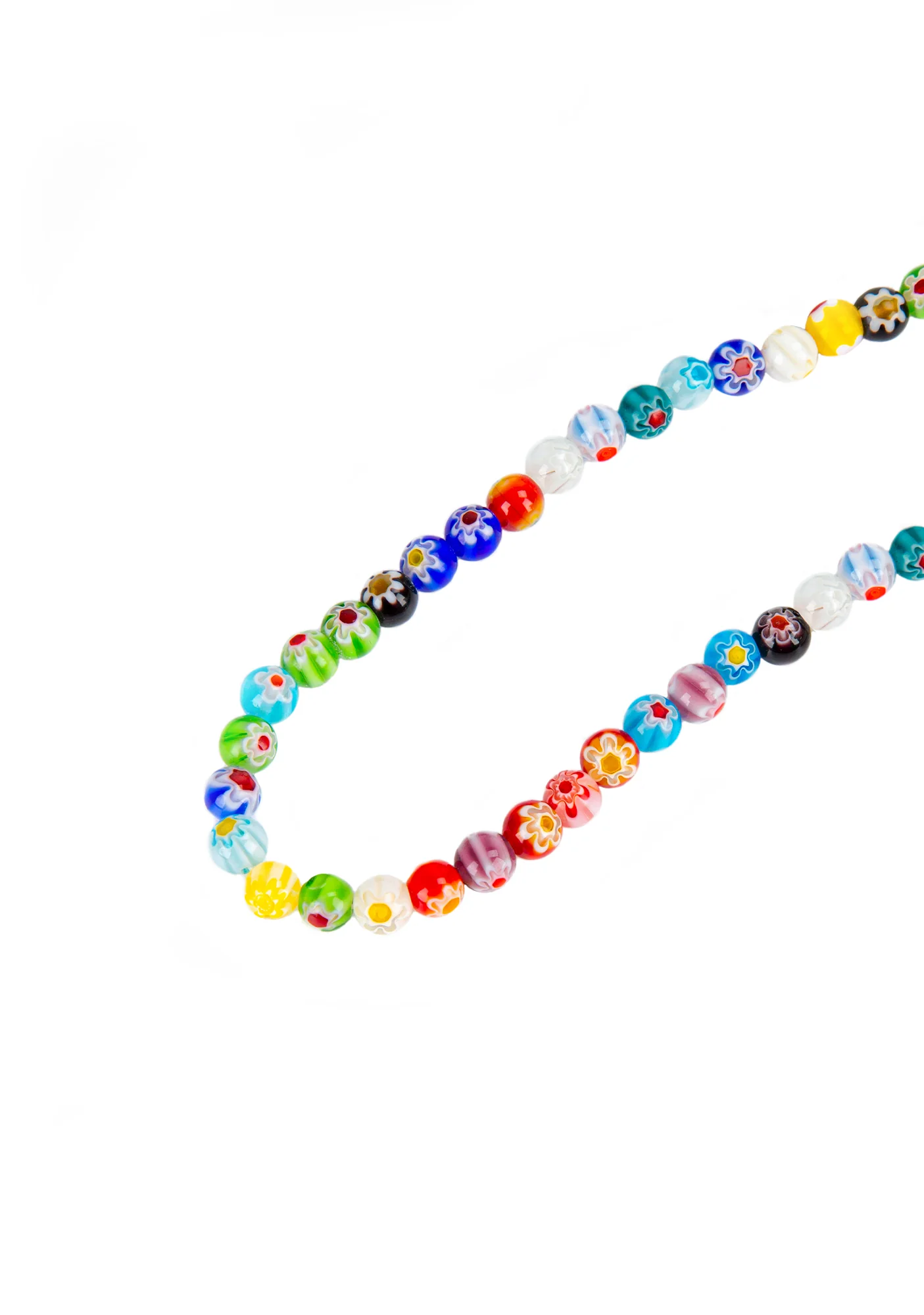 Daisy Glass Beads Y2K Necklace Cherrykitten - Image 3