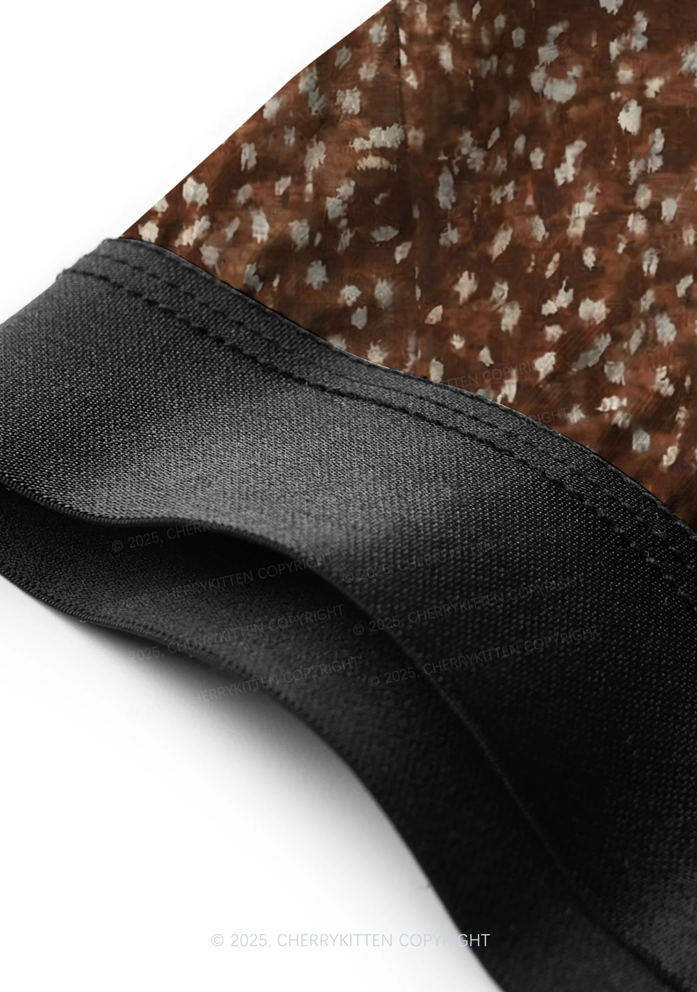 Dark Brown Speckle Y2K Print Men Boxer Briefs Cherrykitten - Image 5