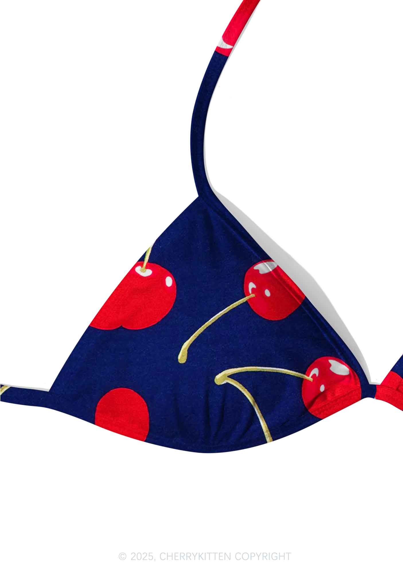 Dark Cherry Y2K Print Bikini Set Cherrykitten - Image 4
