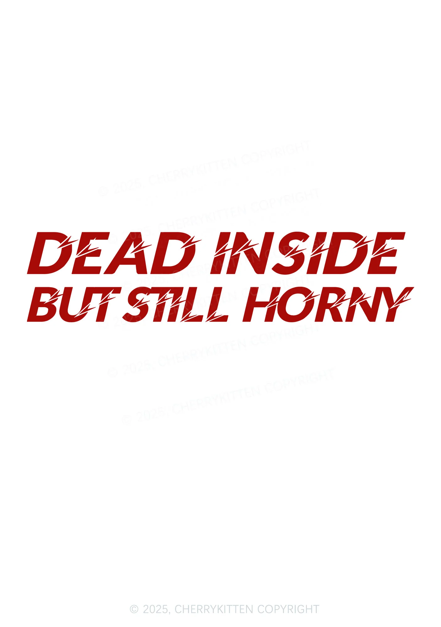 Dead Inside But Still Thirsty Y2K Bikini String Thong Cherrykitten - Image 2