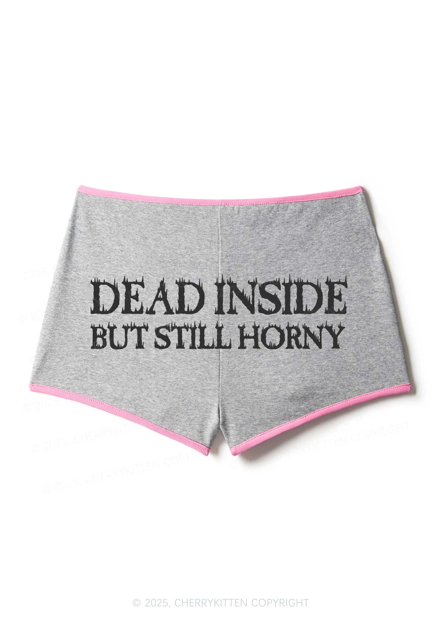 Dead Inside But Still Thirsty Y2K Booty Shorts Cherrykitten - Image 5