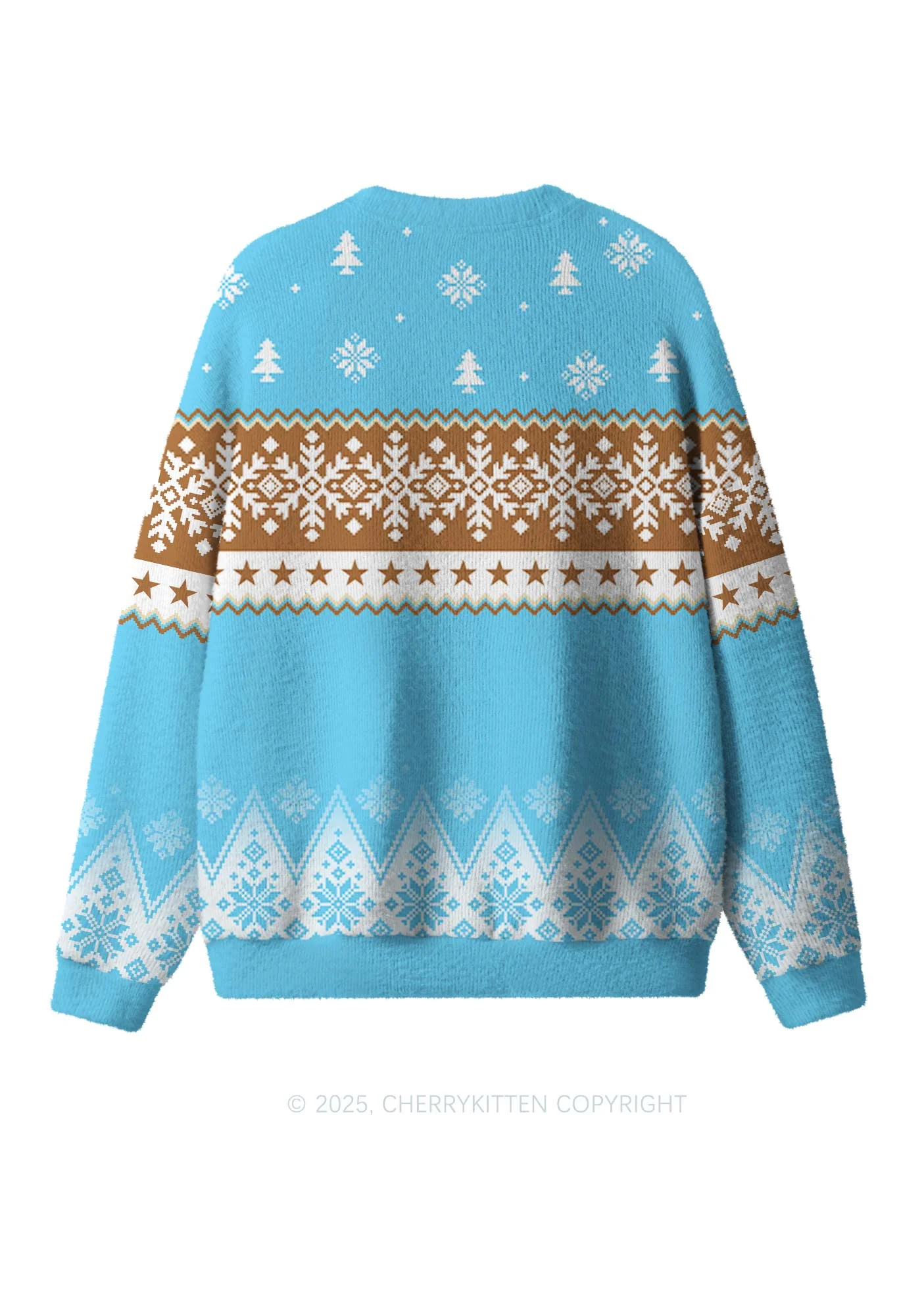 Dead Inside Y2K Christmas Knit Sweatshirt Cherrykitten - Image 2