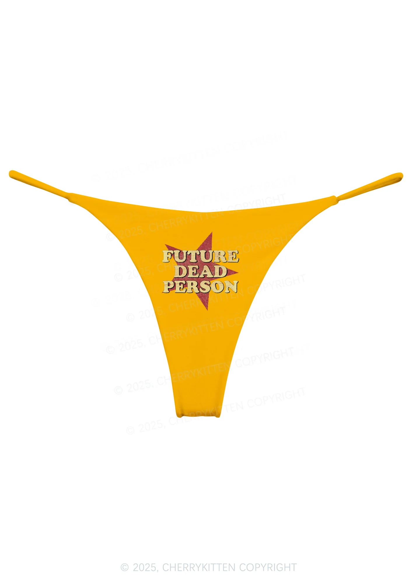 Dead Person Y2K Bikini String Thong Cherrykitten - Image 9