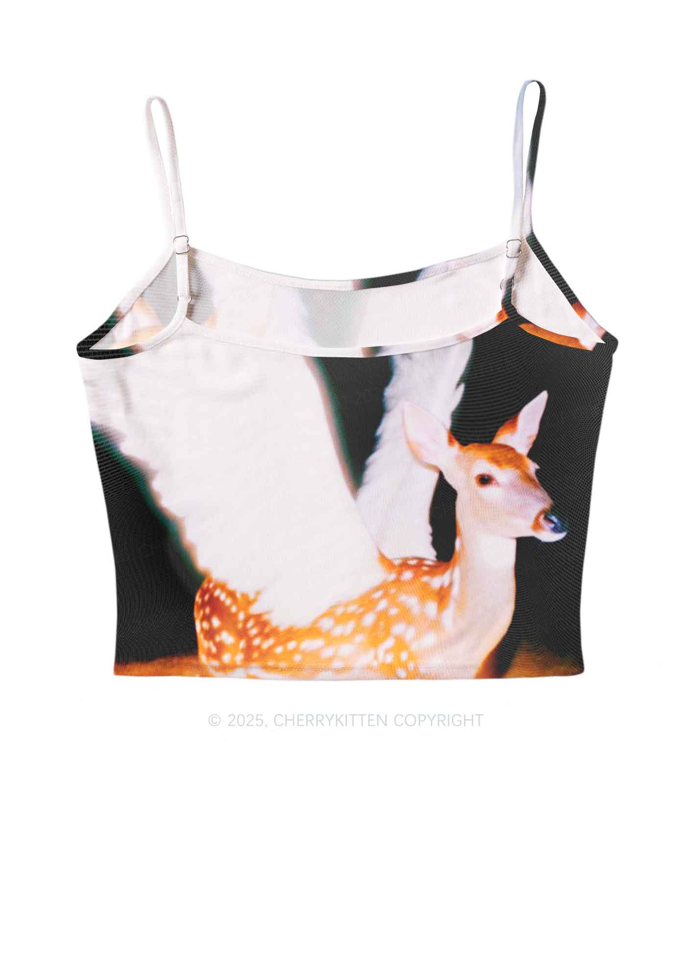 Deer Wings Y2K Mesh Cami Tank Cherrykitten - Image 3
