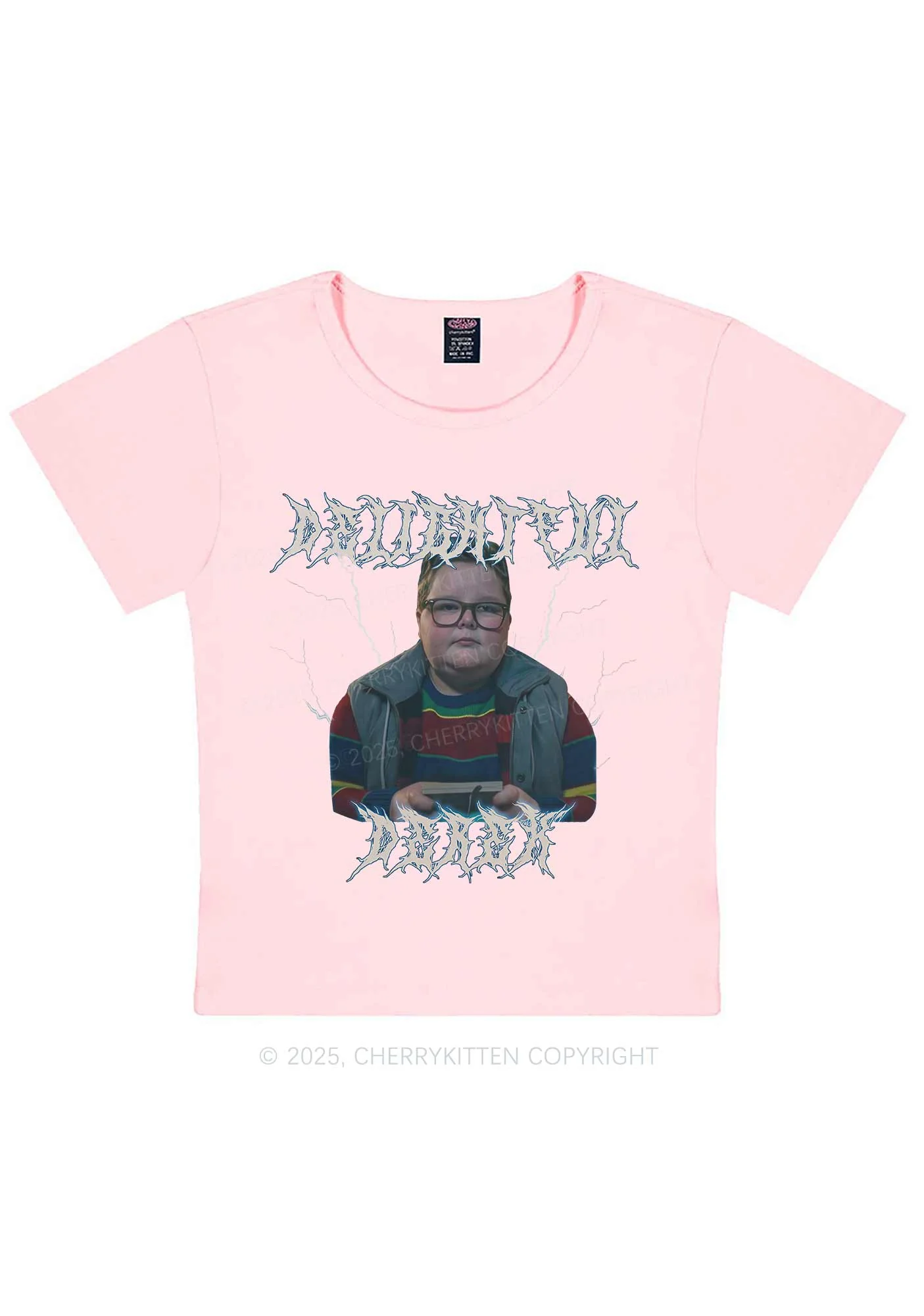 Delightful Boy Y2K Baby Tee Cherrykitten - Image 11