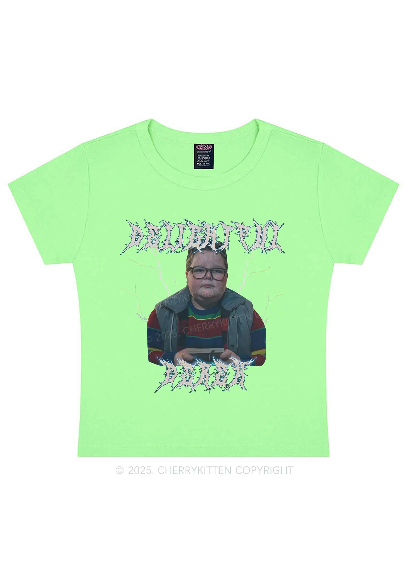 Delightful Boy Y2K Baby Tee Cherrykitten - Image 12