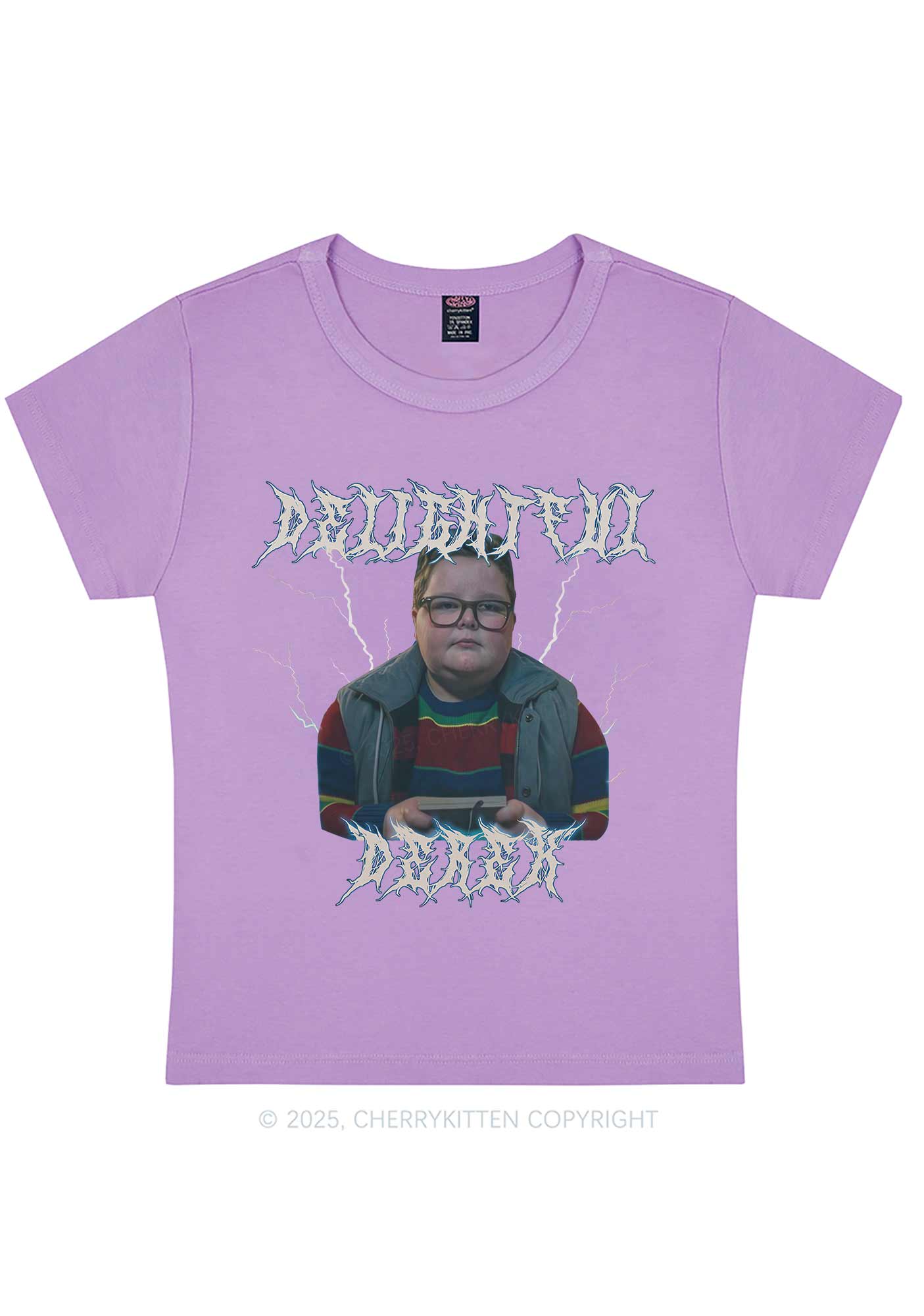 Delightful Boy Y2K Baby Tee Cherrykitten - Image 5