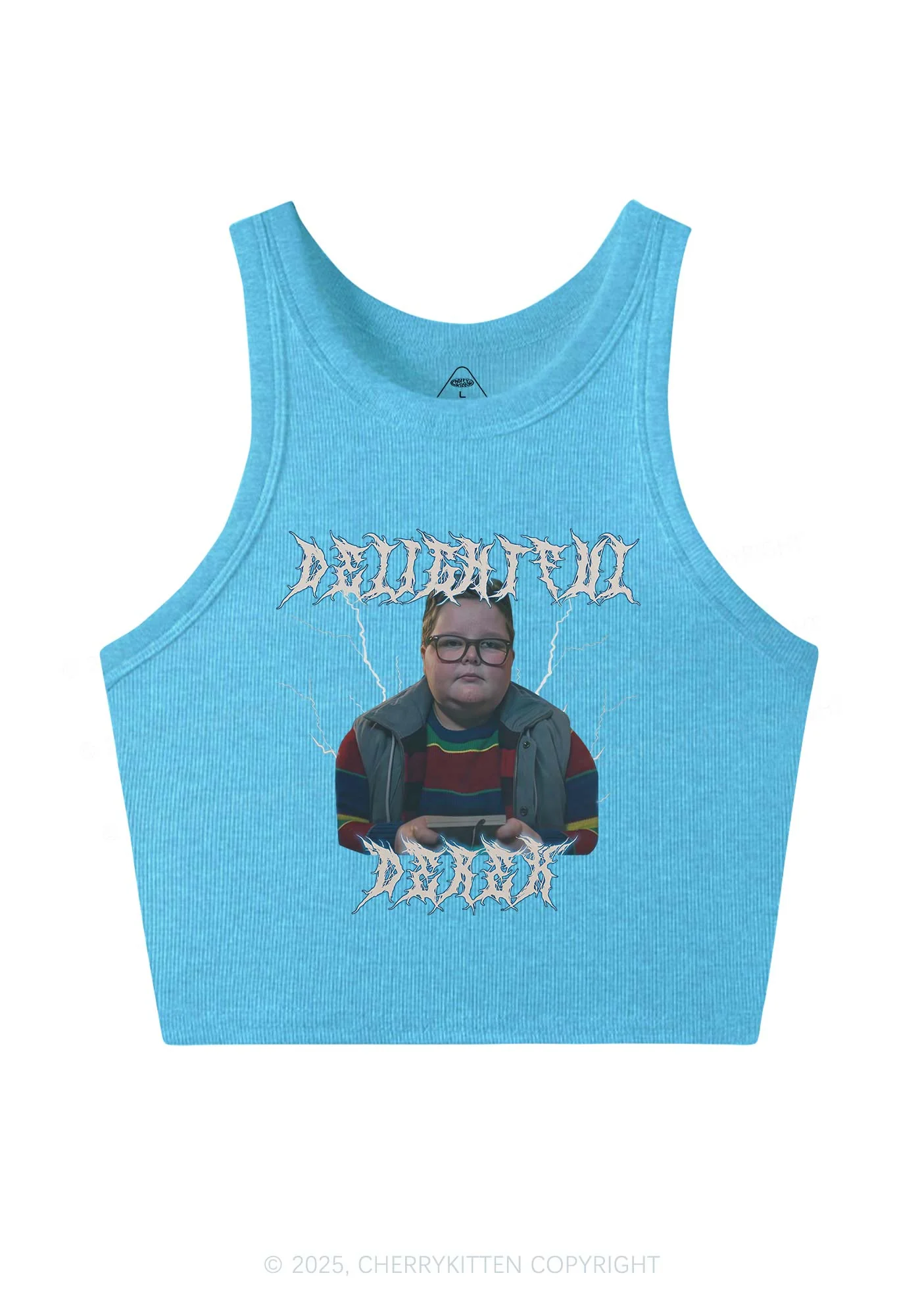 Delightful Boy Y2K Crop Tank Top Cherrykitten - Image 4