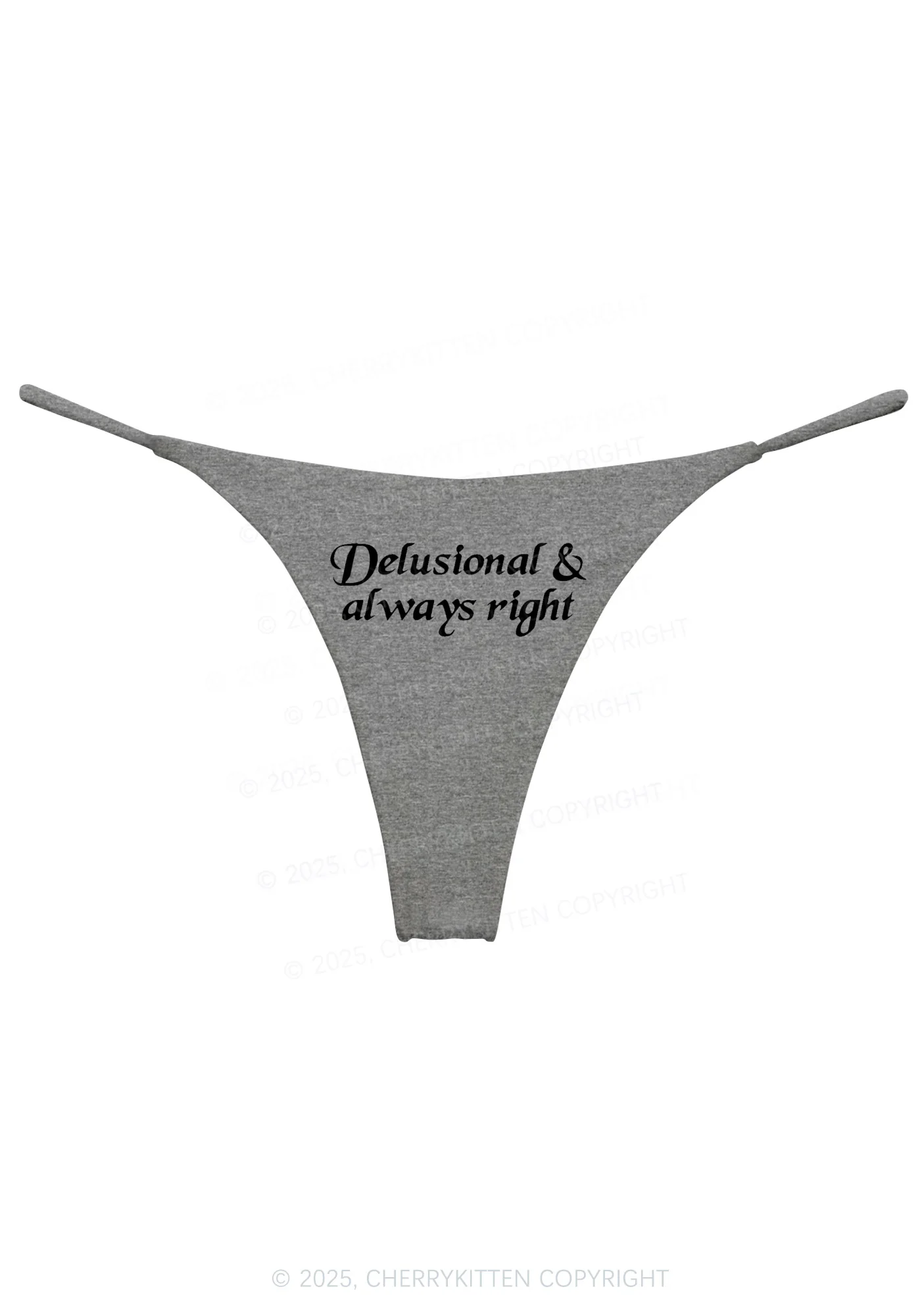 Delusional Always Right Y2K Bikini String Thong Cherrykitten - Image 9