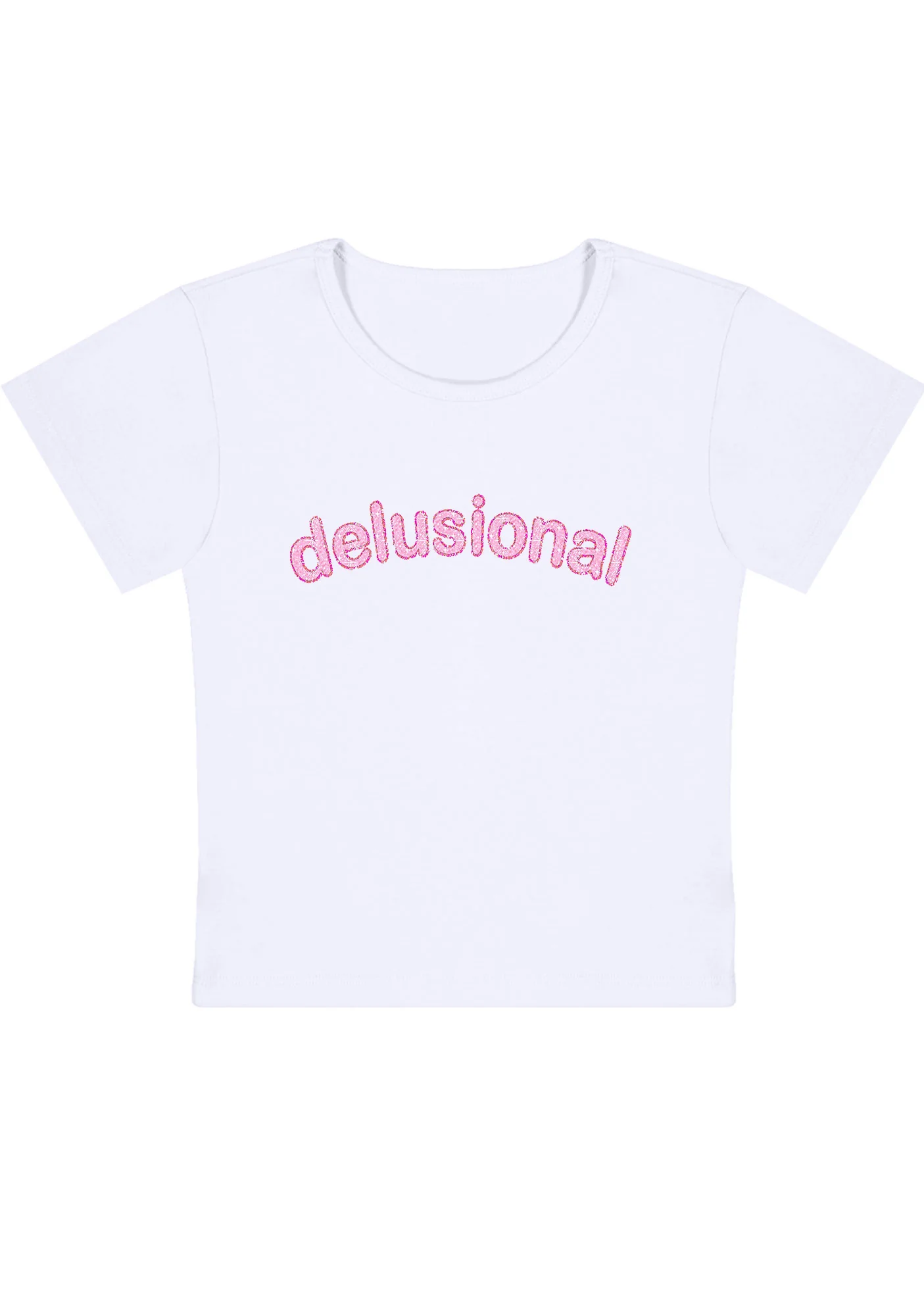 Delusional Y2K Baby Tee - Image 2