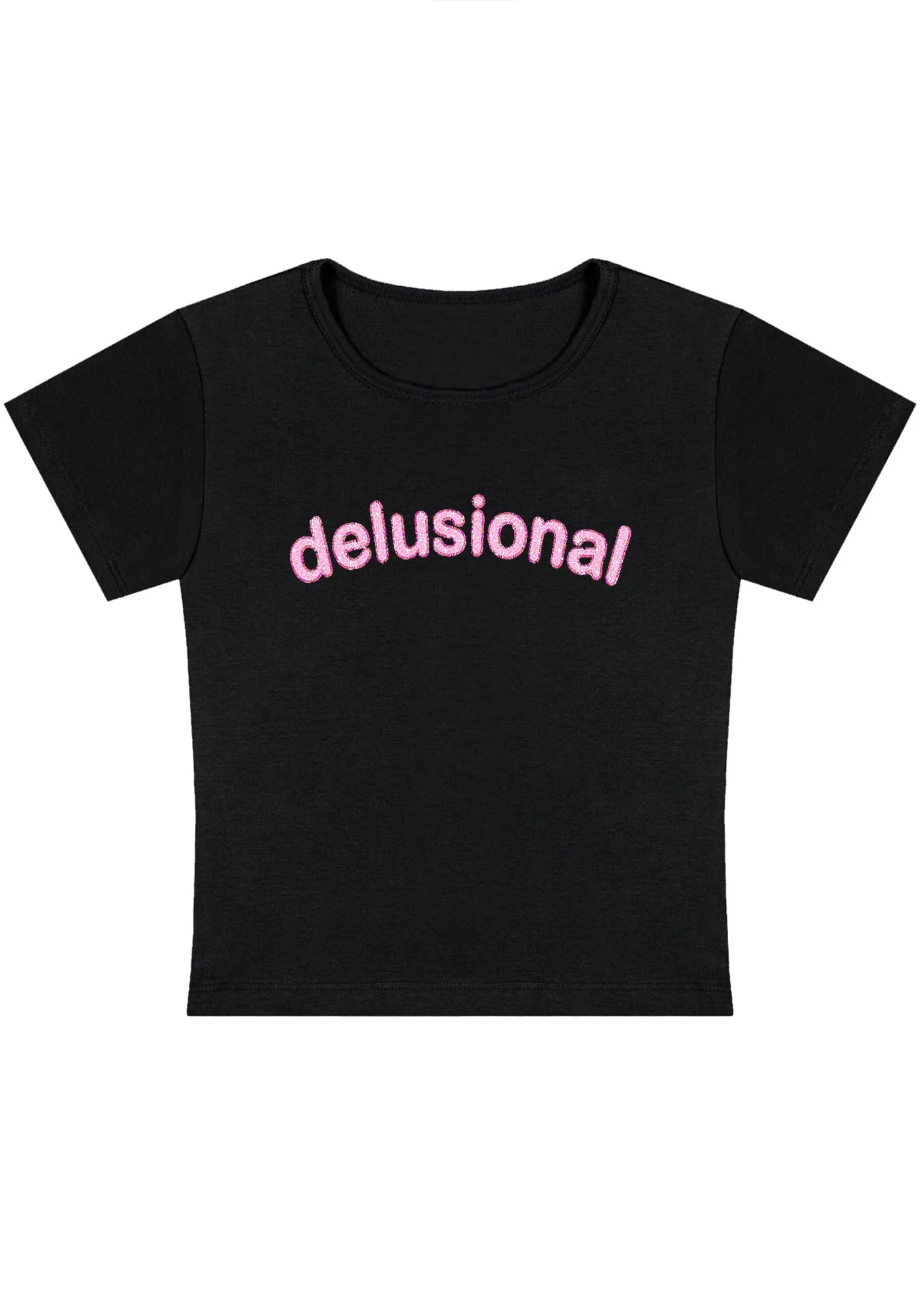 Delusional Y2K Baby Tee - Image 3