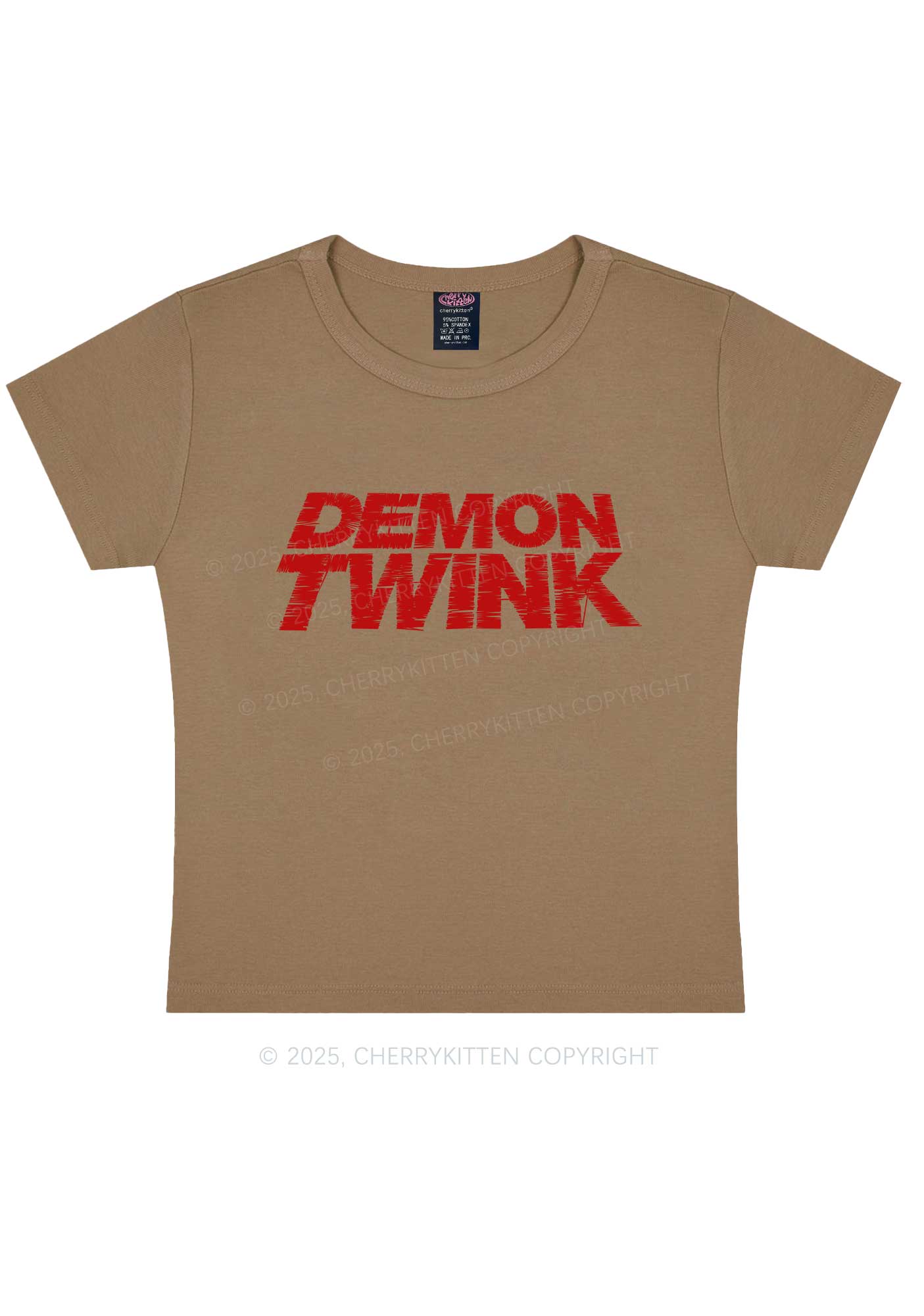 Demon Twink Pride Y2K Baby Tee Cherrykitten - Image 11