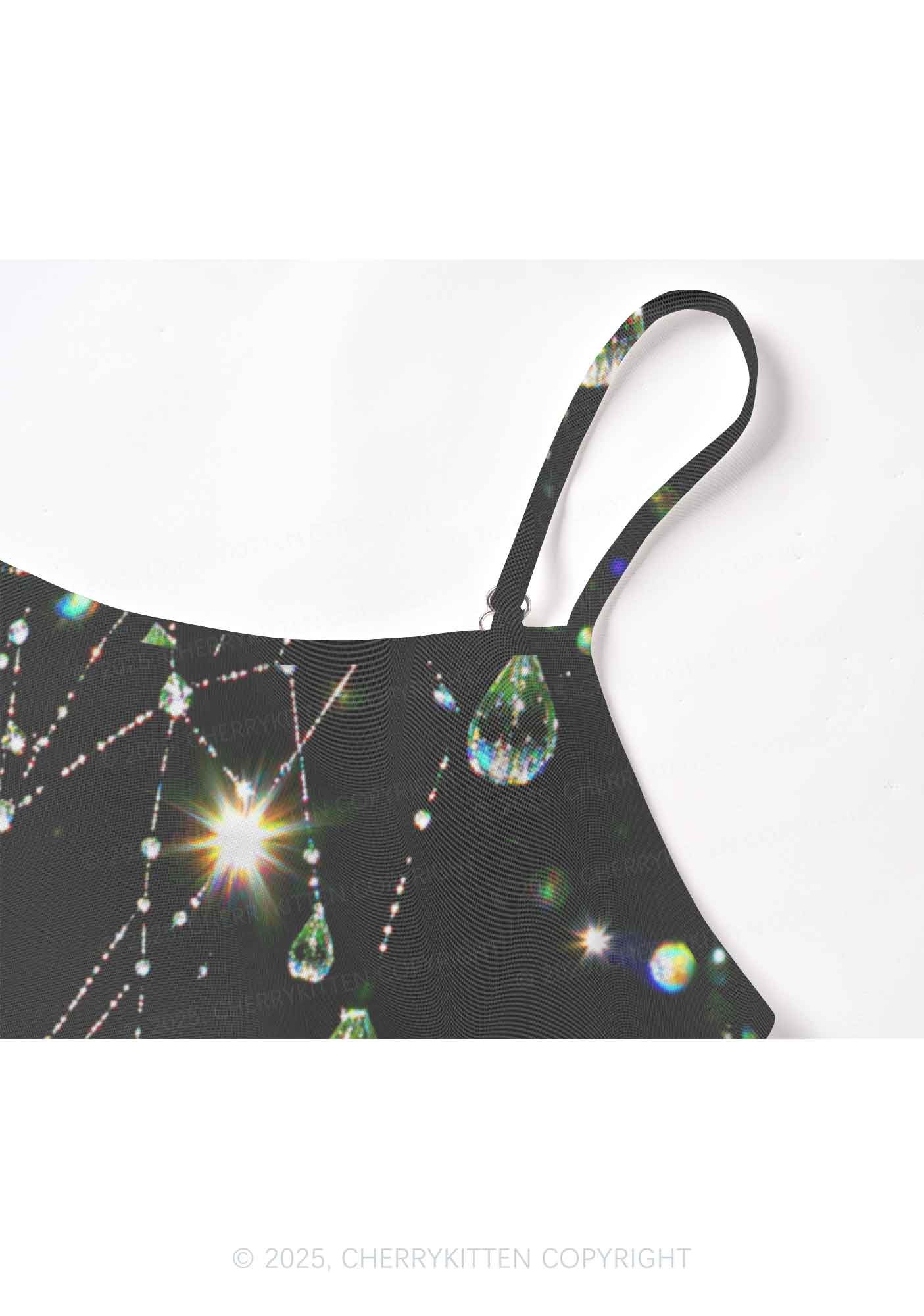 Dew Web Y2K Mesh Cami Tank Cherrykitten - Image 5