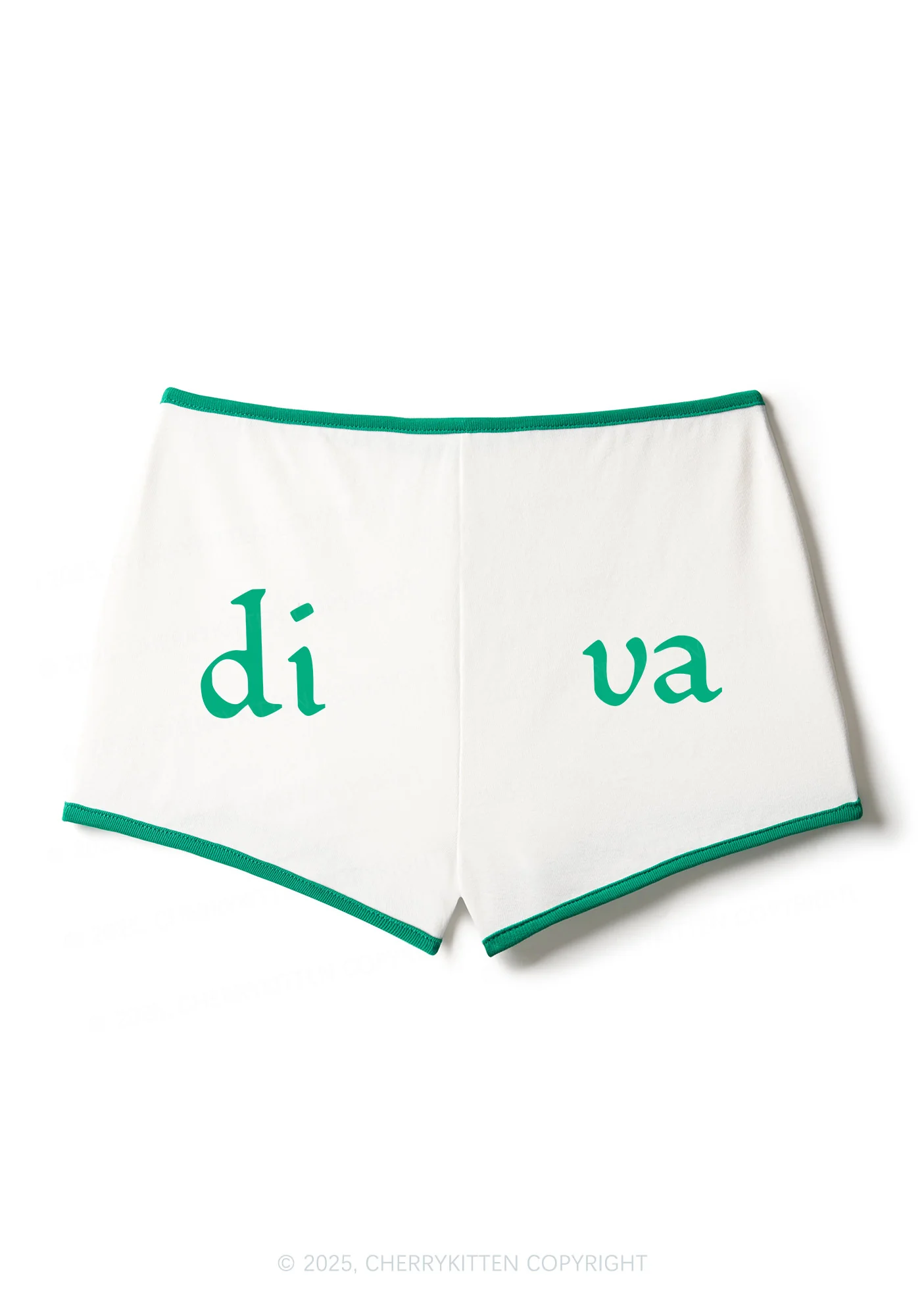 Di Va Y2K Contrast Mini Shorts Cherrykitten - Image 2