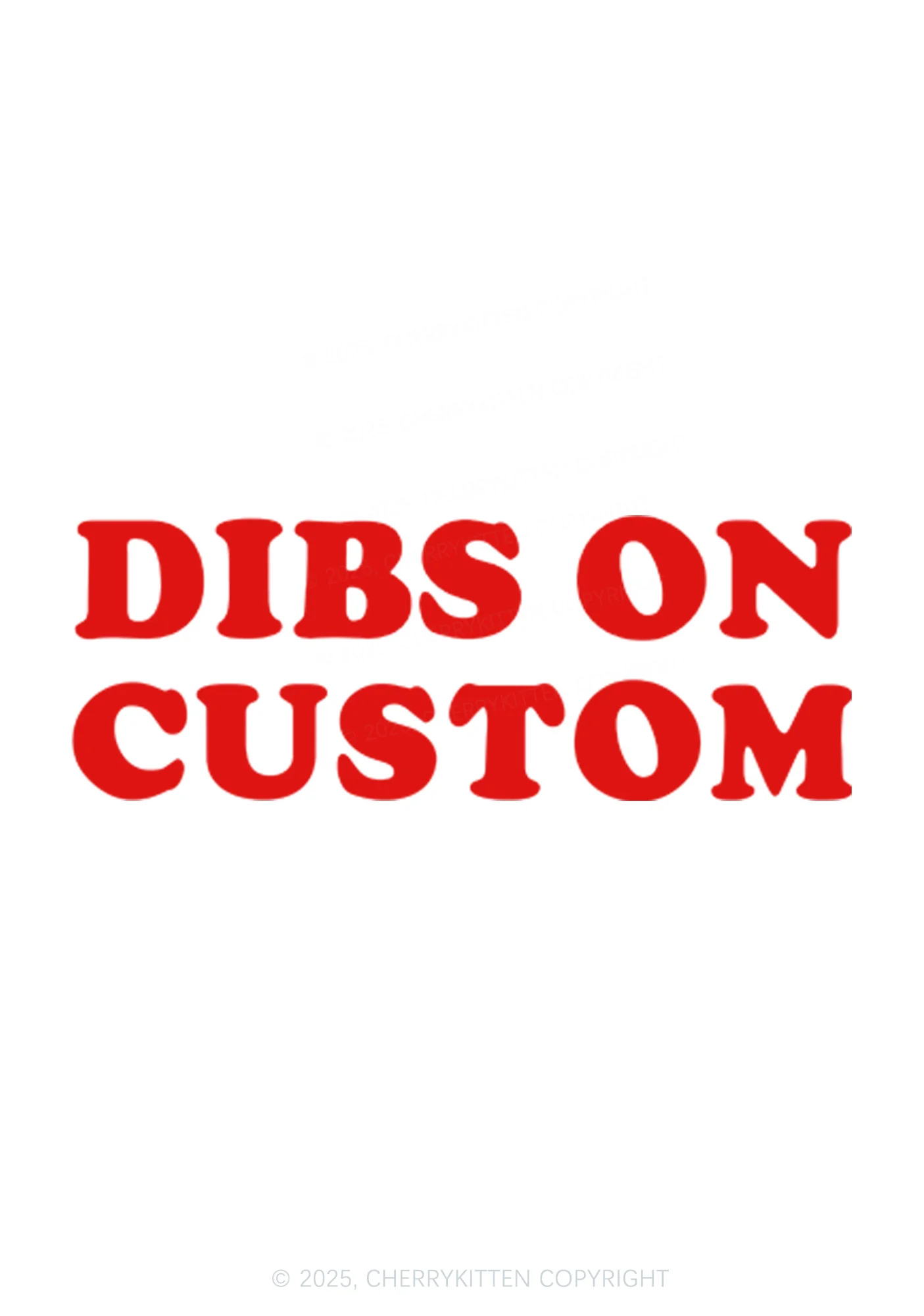 Dibs On Custom Y2K Bikini String Thong Cherrykitten - Image 2