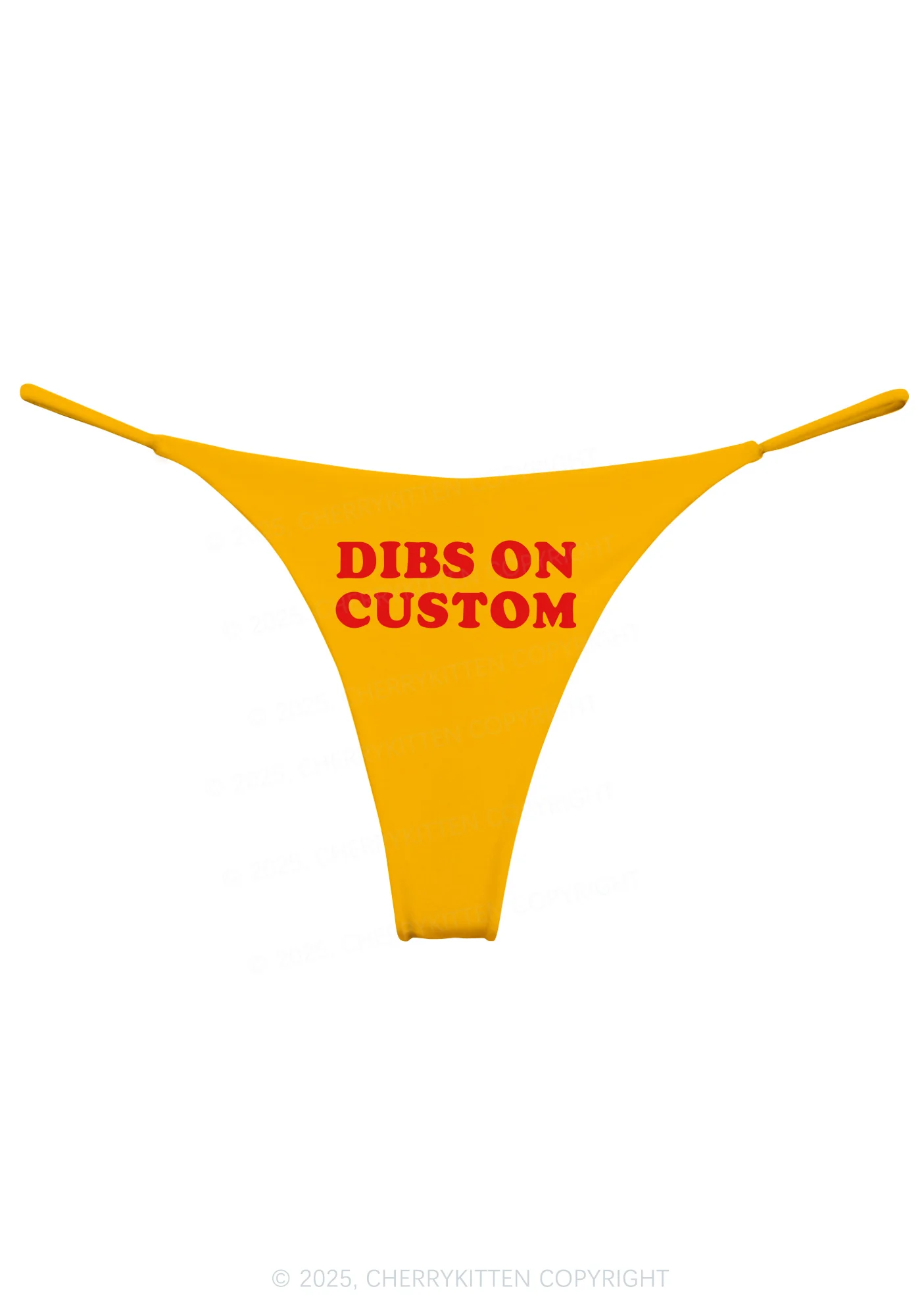 Dibs On Custom Y2K Bikini String Thong Cherrykitten - Image 8
