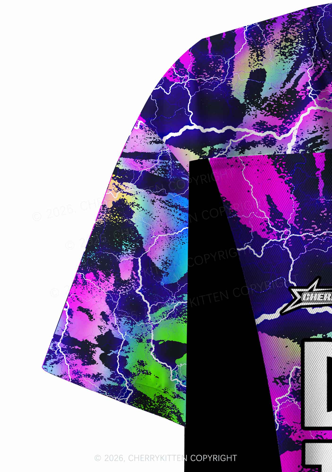 Dibs On The DJ Lightning Y2K Crop Sport Jersey Shirts Cherrykitten - Image 8