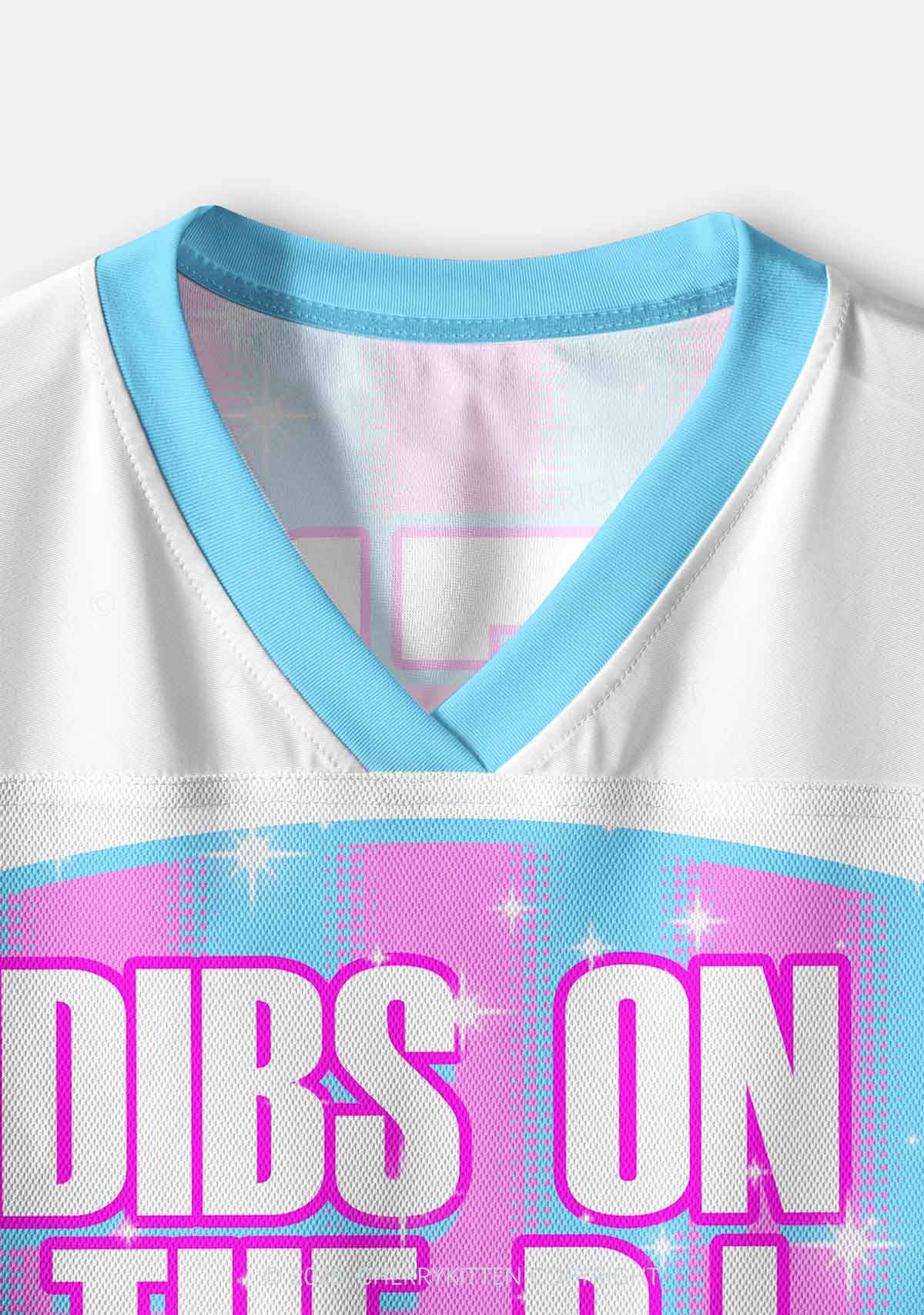 Dibs On The DJ Y2K Crop Sport Jersey Shirts Cherrykitten - Image 6