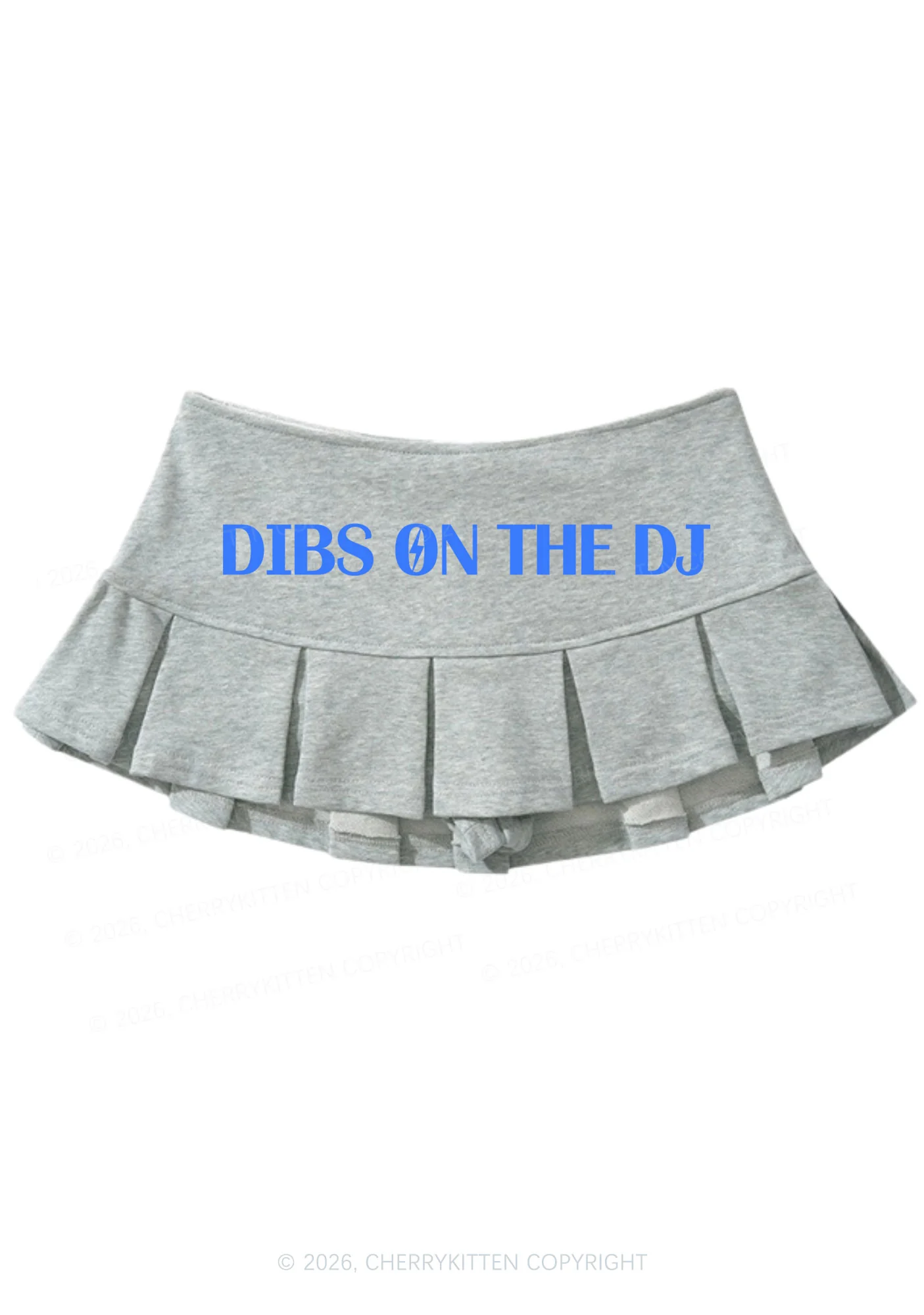 Dibs On The DJ Y2K Mini Pleated Skirts Cherrykitten - Image 3