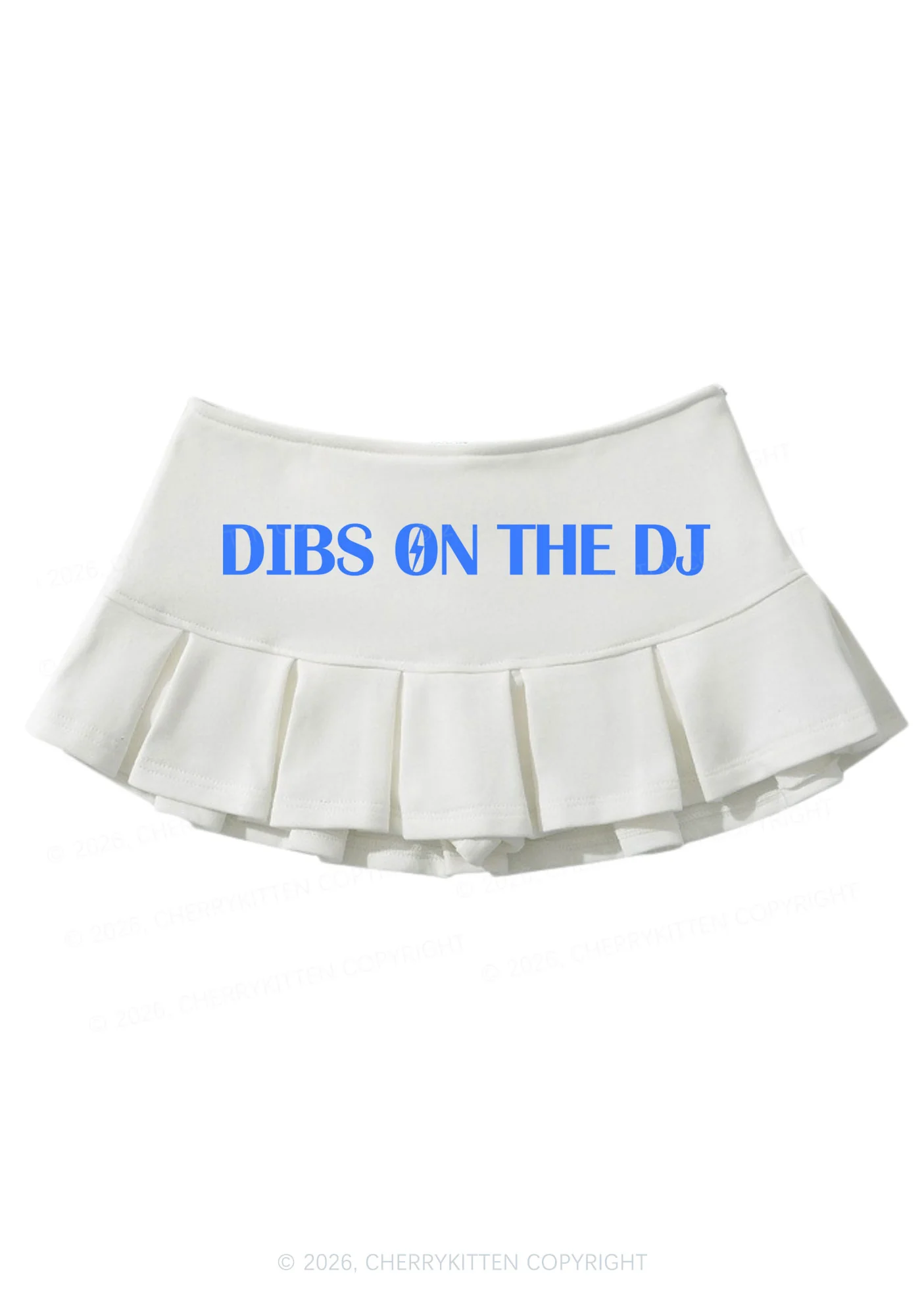 Dibs On The DJ Y2K Mini Pleated Skirts Cherrykitten - Image 4