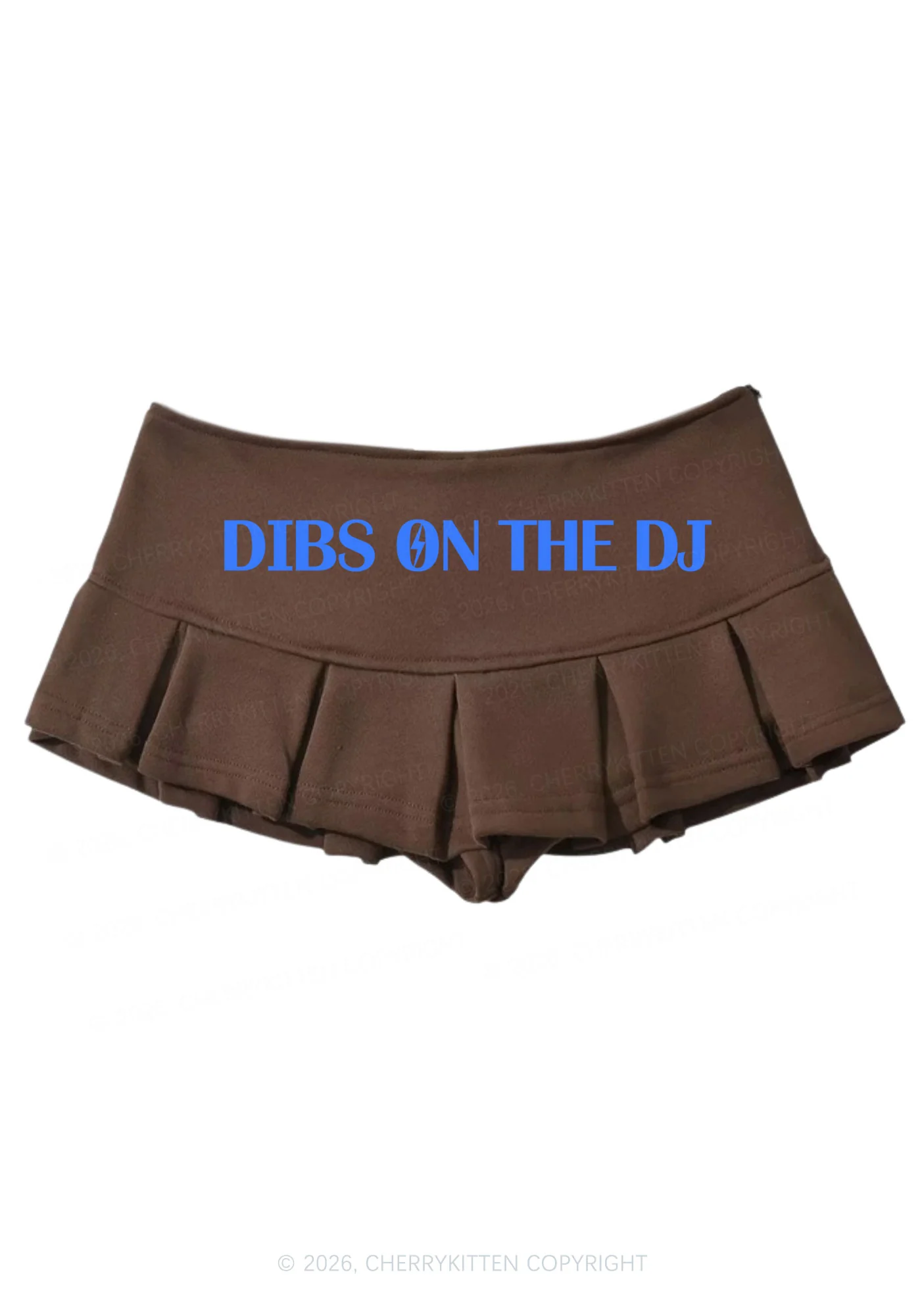 Dibs On The DJ Y2K Mini Pleated Skirts Cherrykitten - Image 7