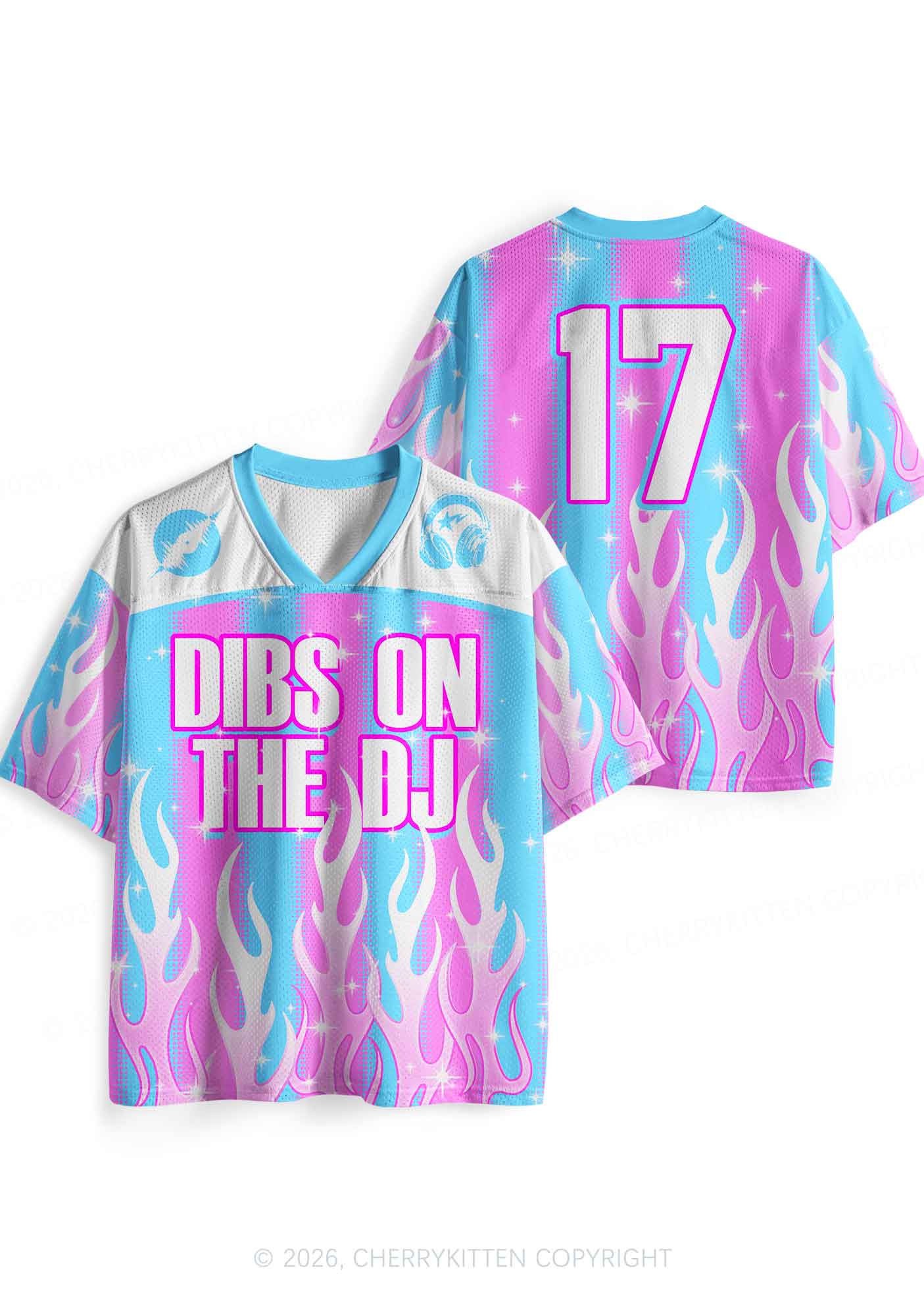 Dibs On The DJ Y2K Sport Jersey Shirts Cherrykitten - Image 5
