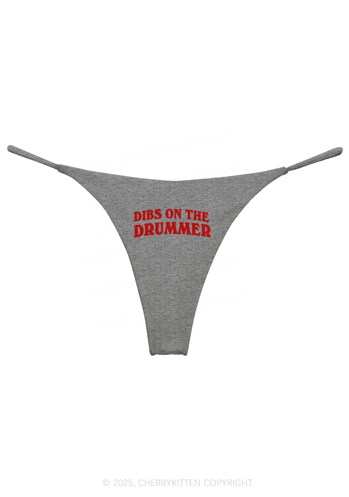 Dibs On The Drummer Y2K Bikini String Thong Cherrykitten - Image 10