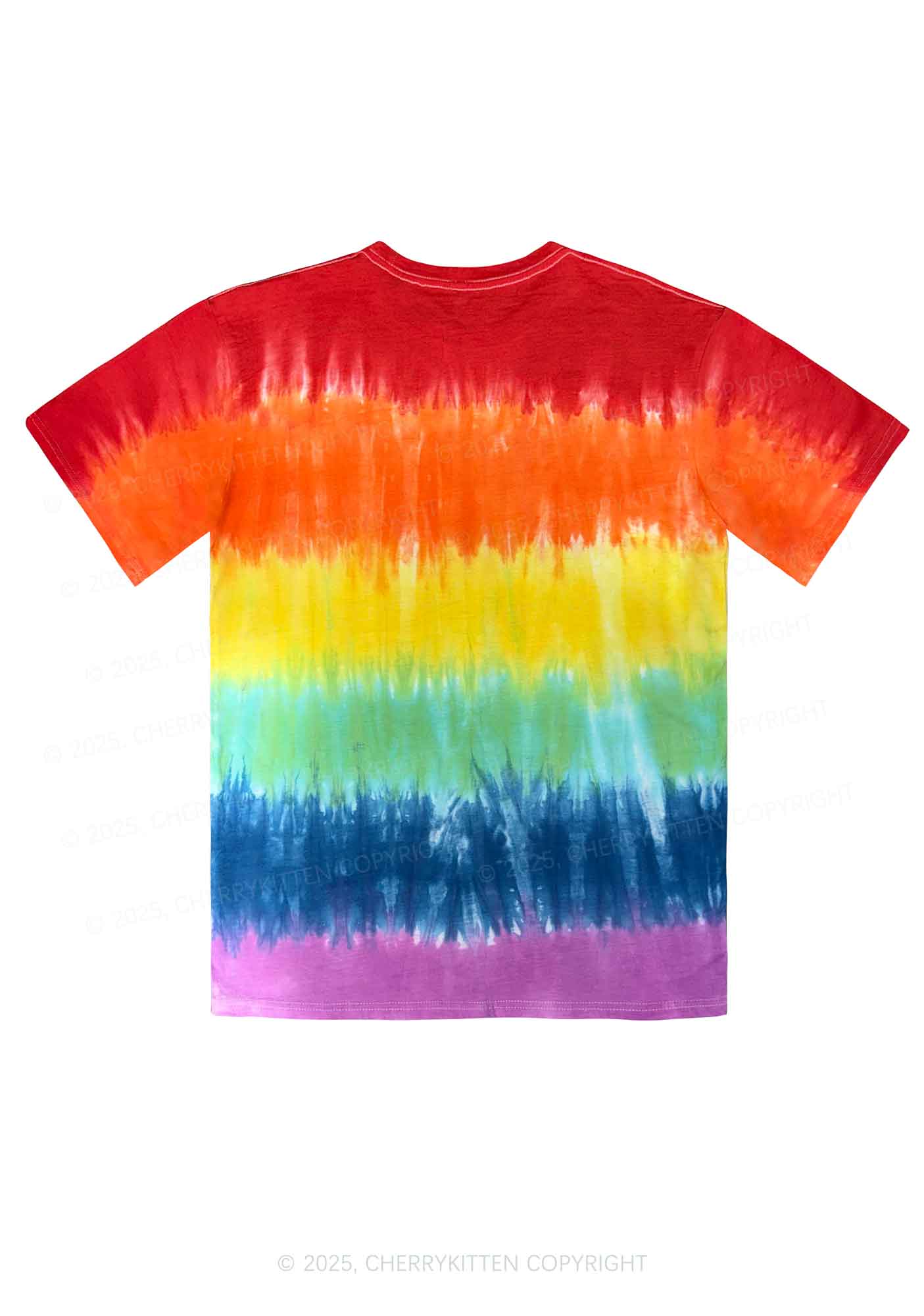 Lesbian Panic Pride Y2K Tie Dye Shirts Cherrykitten - Image 2