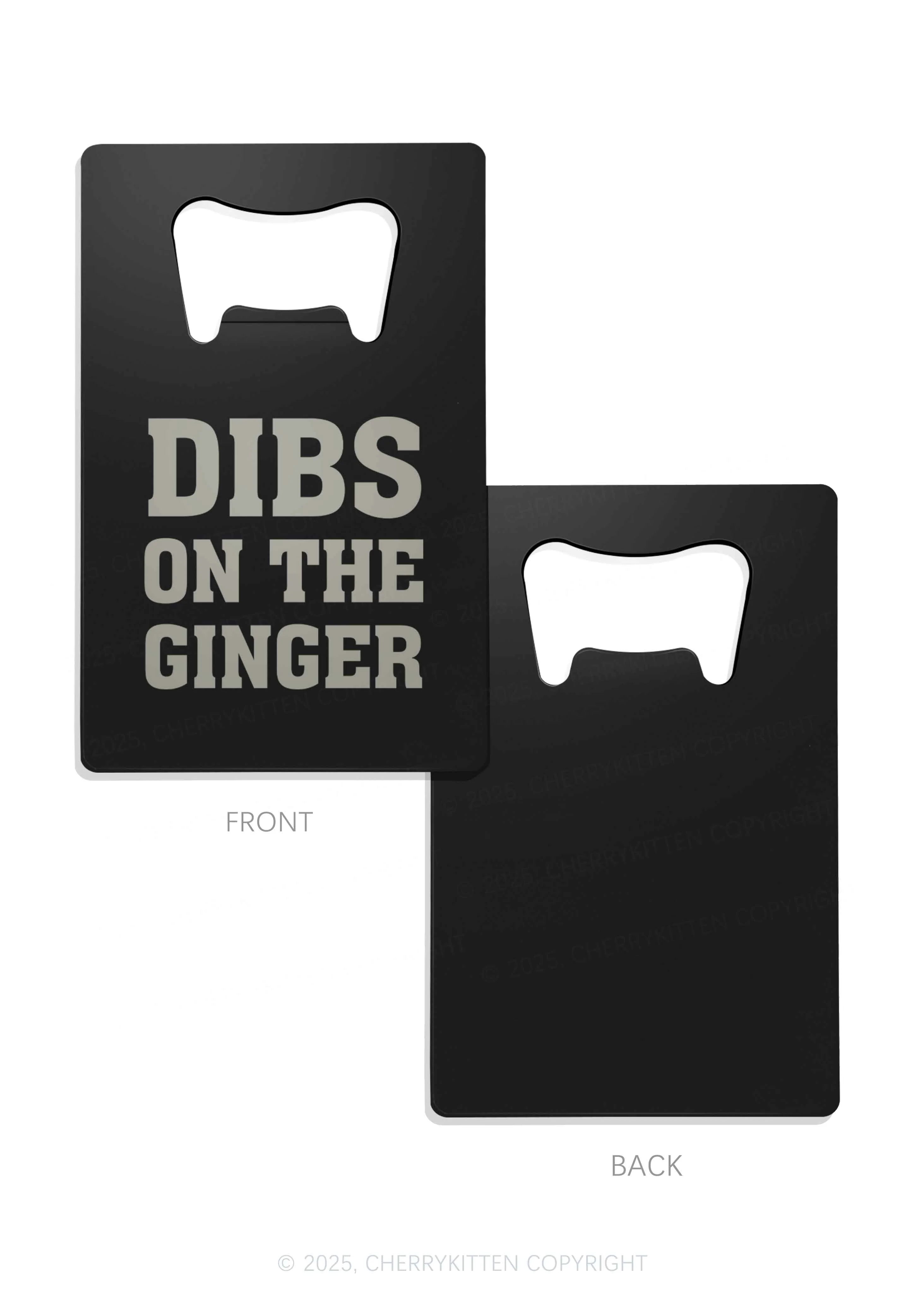 Dibs On The Ginger St Patricks Y2K Credit Card Bottle Openers Cherrykitten - Image 3