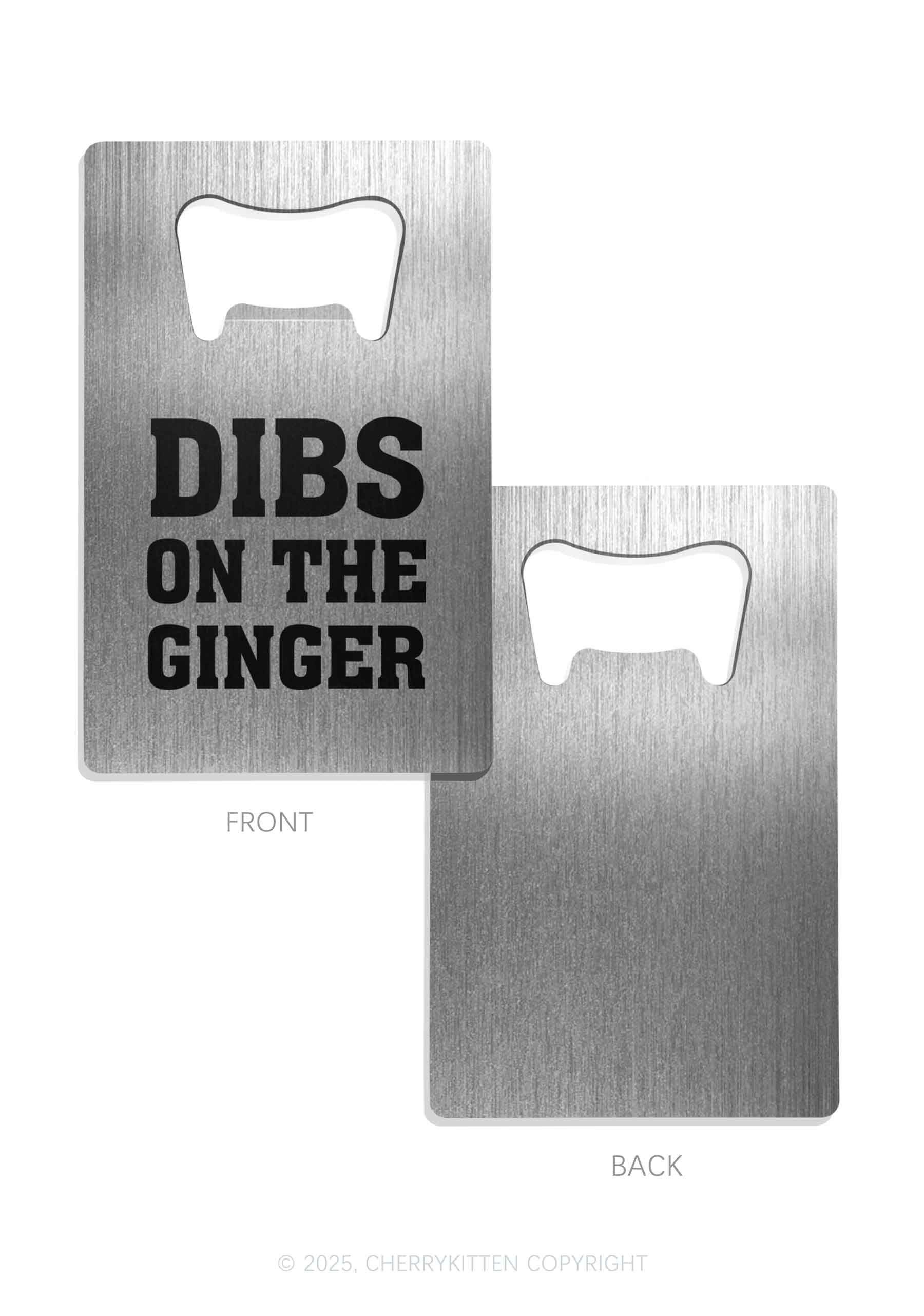 Dibs On The Ginger St Patricks Y2K Credit Card Bottle Openers Cherrykitten - Image 4